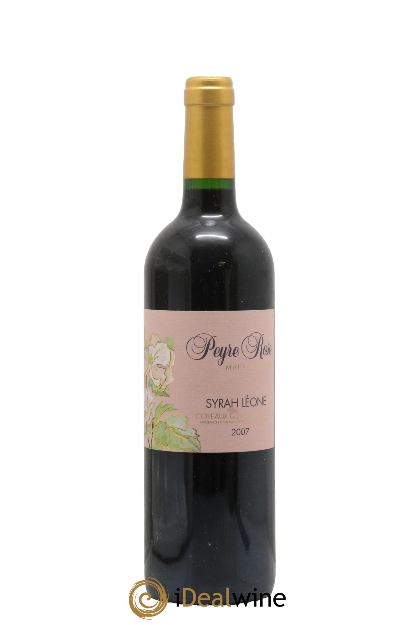 Coteaux du Languedoc Domaine Peyre Rose Belle Léone (anciennement Syrah Léone) Marlène Soria 2007 - Lot de 1 bouteille - 0