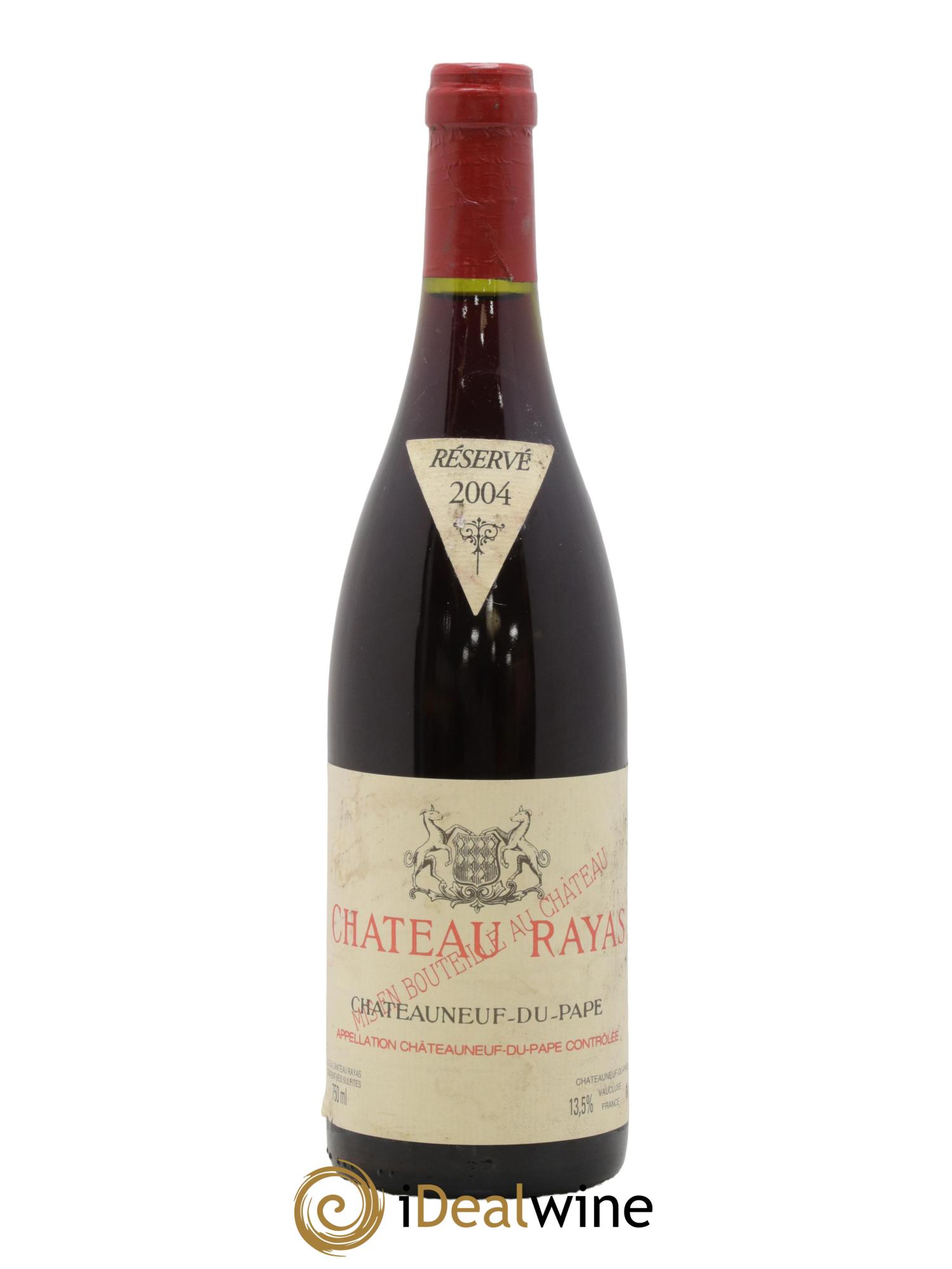 Châteauneuf-du-Pape Château Rayas Emmanuel Reynaud 2004 - Lot de 1 bouteille - 0