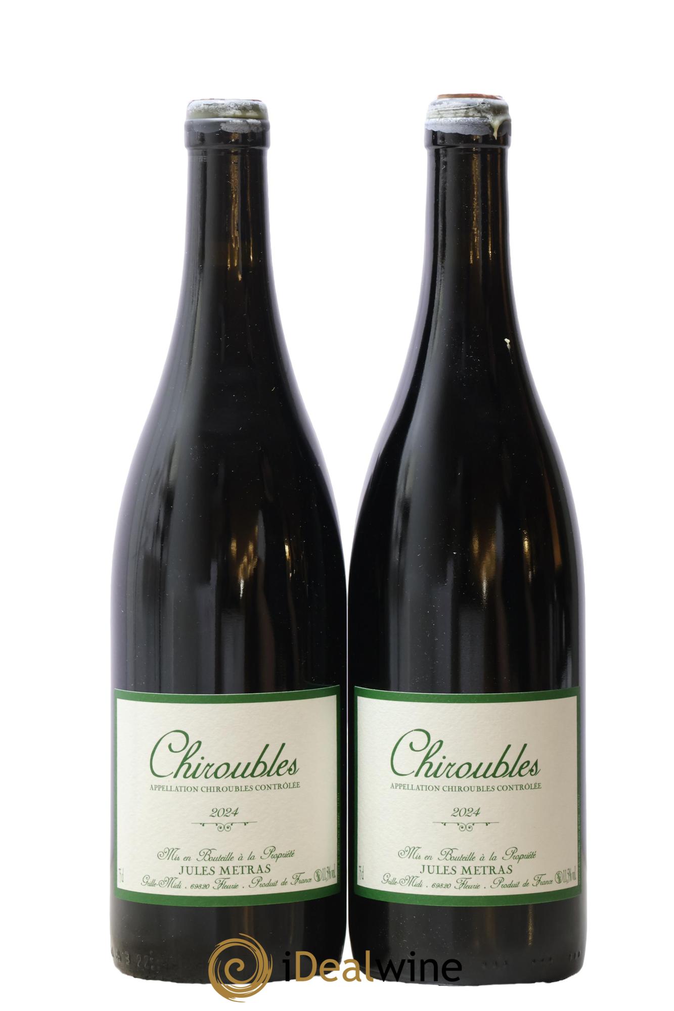 Chiroubles Jules Métras (Domaine) 2024 - Lot de 2 bouteilles - 0