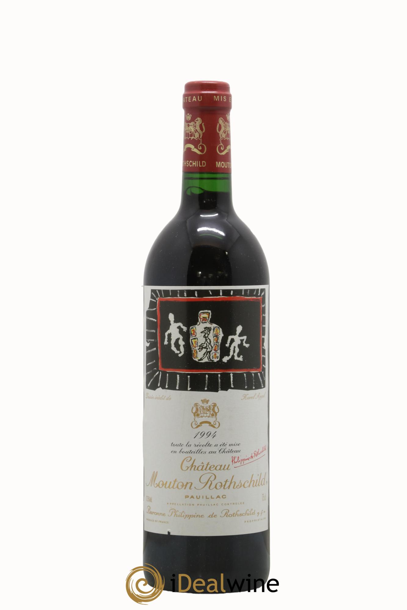 Château Mouton Rothschild 1er Grand Cru Classé 1994 - Posten von 1 Flasche - 0