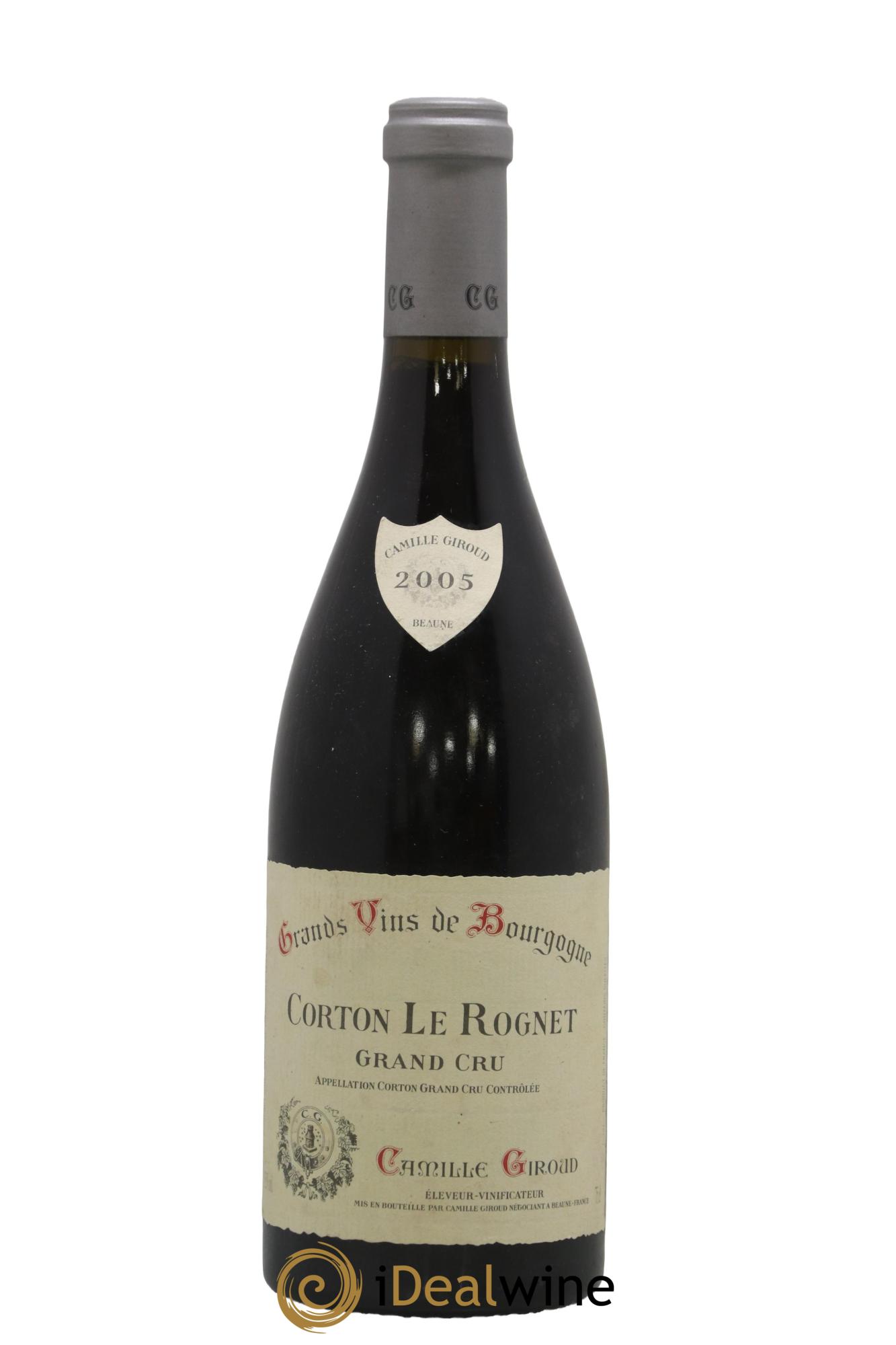 Corton Grand Cru Le Rognet Camille Giroud (Domaine) 2005 - Lot de 1 bouteille - 0