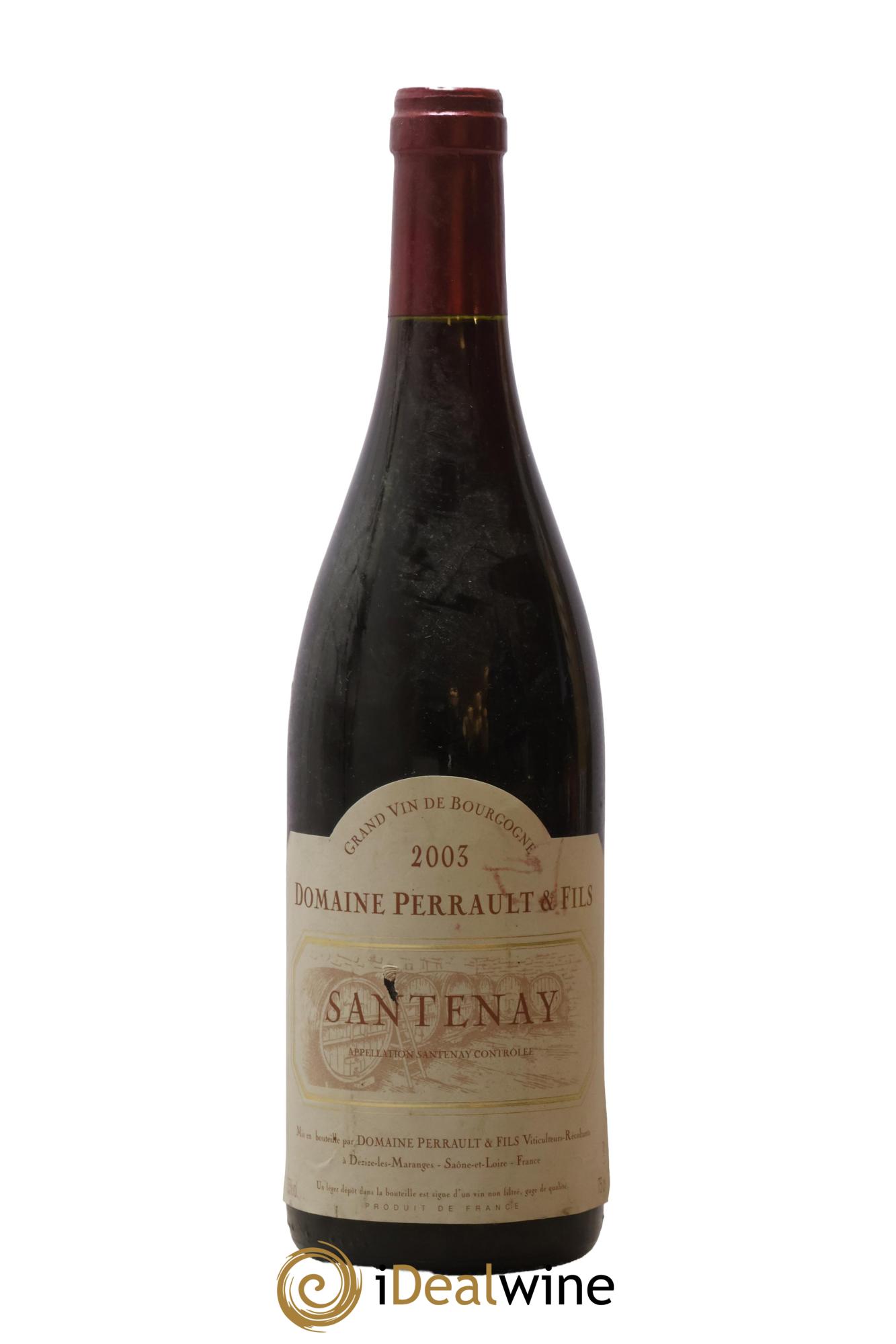 Santenay Perrault 2003 - Posten von 1 Flasche - 0