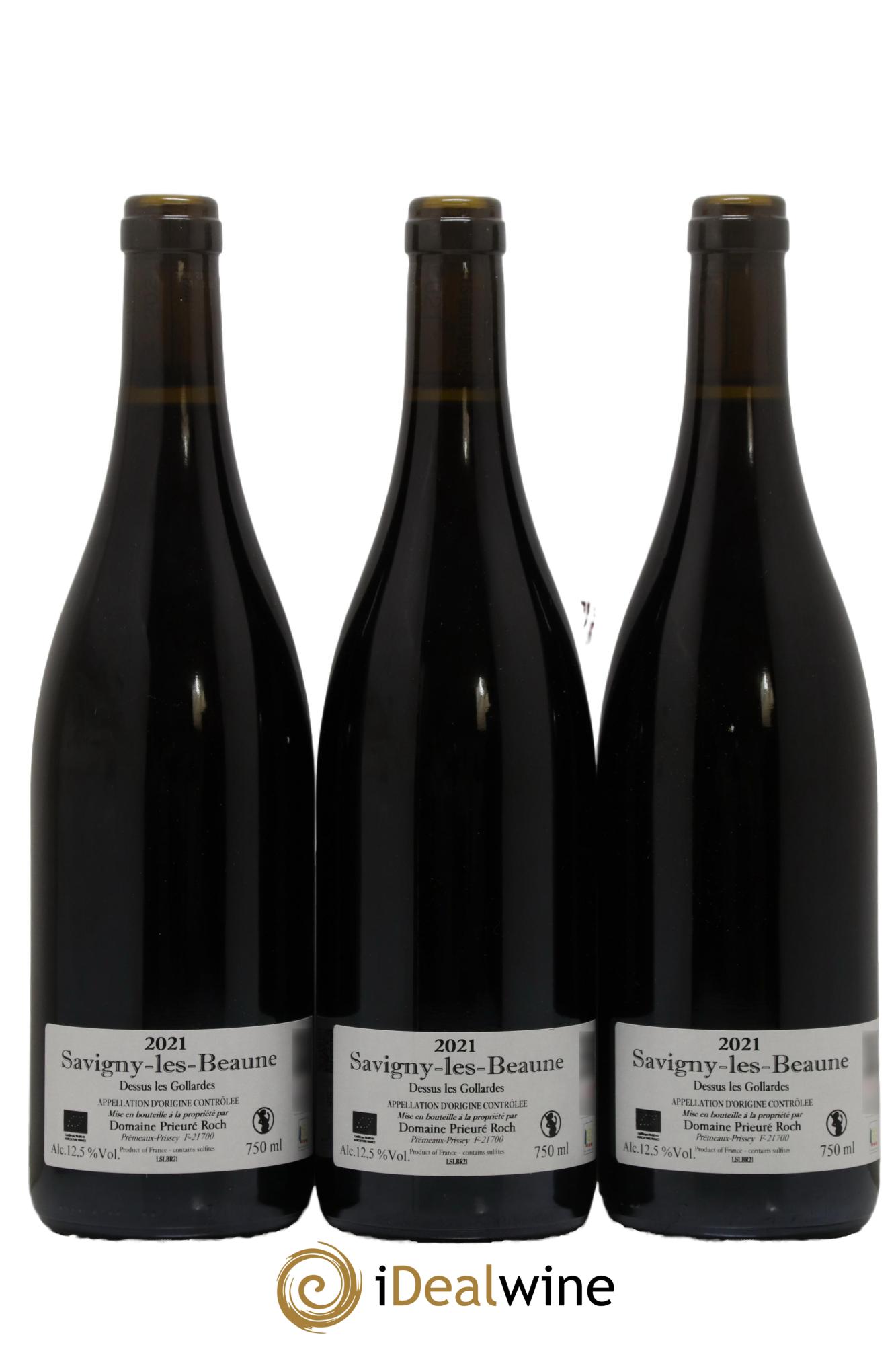 Savigny-lès-Beaune Dessus Les Gollardes Prieuré Roch  2021 - Lot de 3 bouteilles - 1