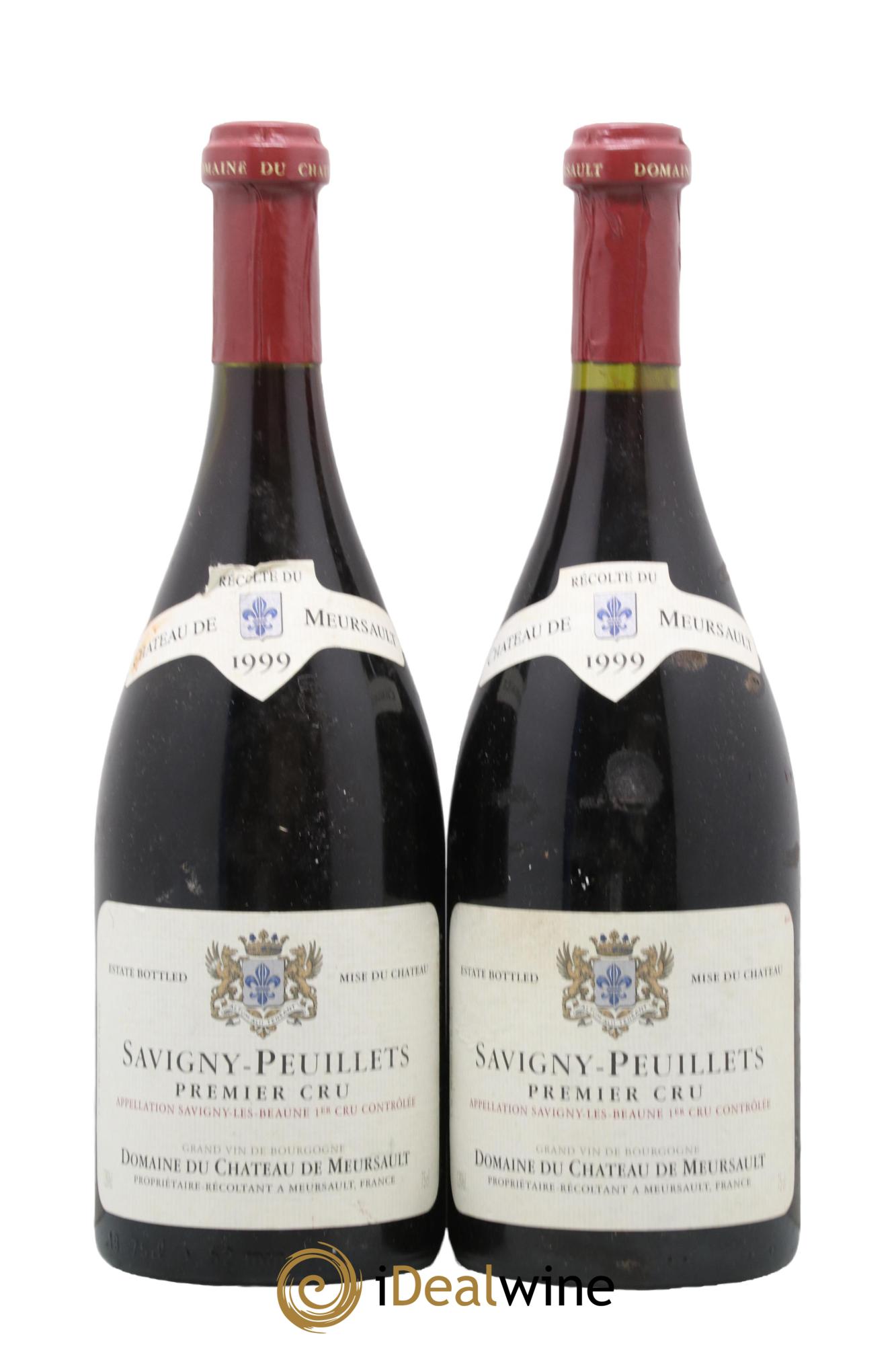 Savigny-lès-Beaune 1er Cru Les Peuillets Château de Meursault 1999 - Lot de 2 bouteilles - 0