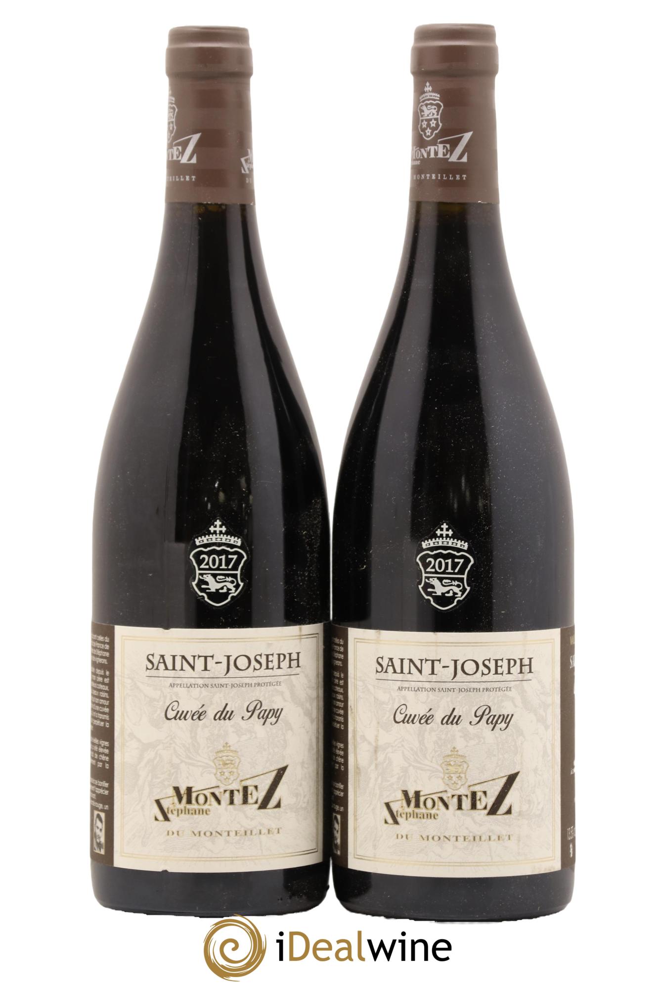 Saint-Joseph Cuvée du Papy Monteillet (Domaine du) - Stéphane Montez 2017 - Posten von 2 Flaschen - 0