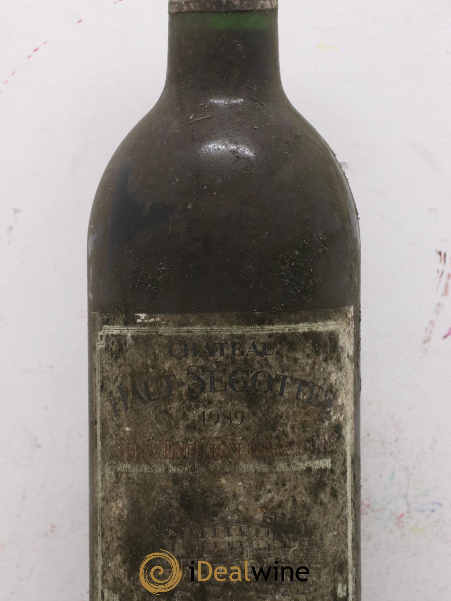 Saint-Émilion Grand Cru Chateau Haut Segottes 1989 - Lot de 1 bouteille - 1