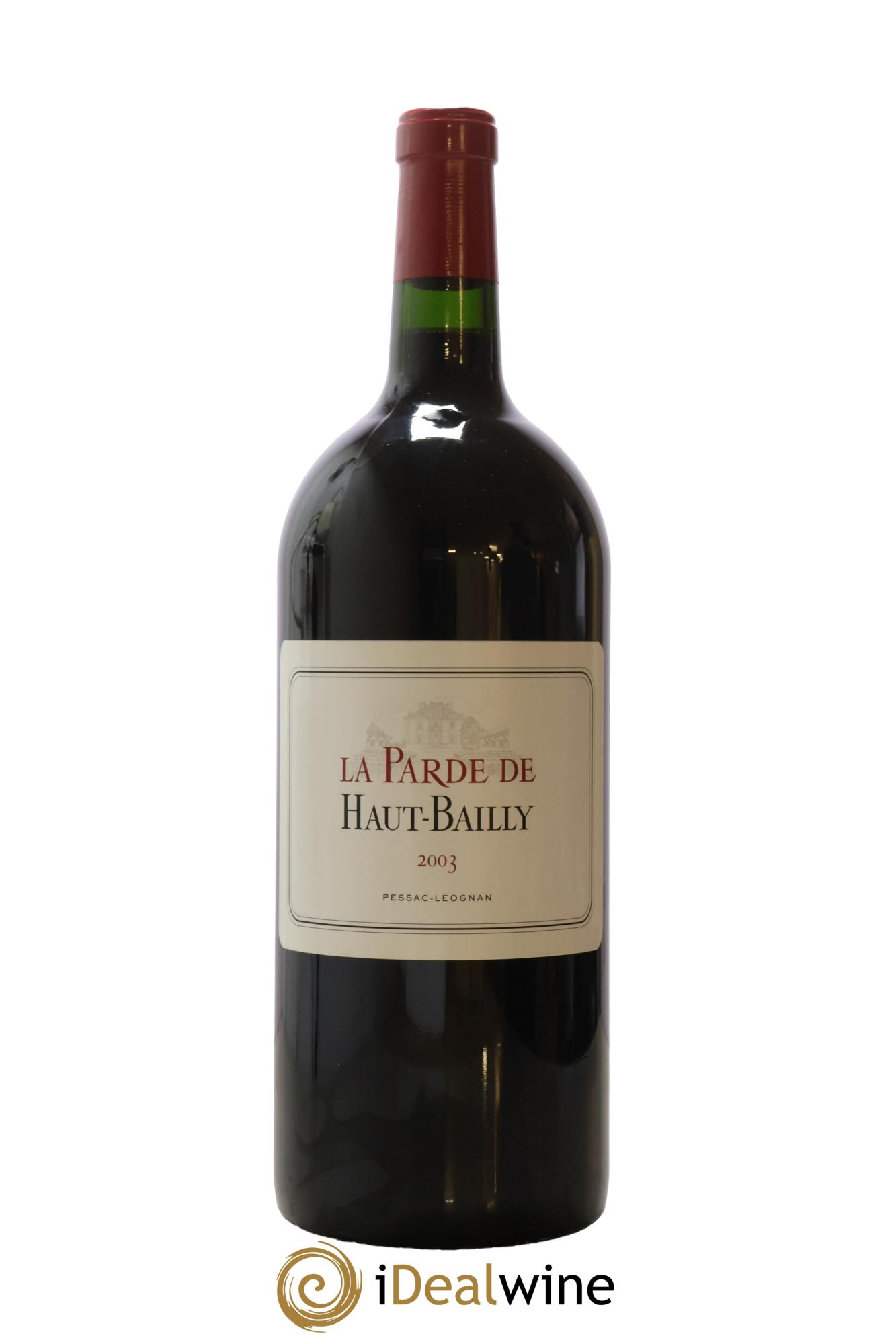 Haut Bailly II (Anciennement La Parde de Haut-Bailly) Second Vin 2003 - Lot de 1 double magnum - 0