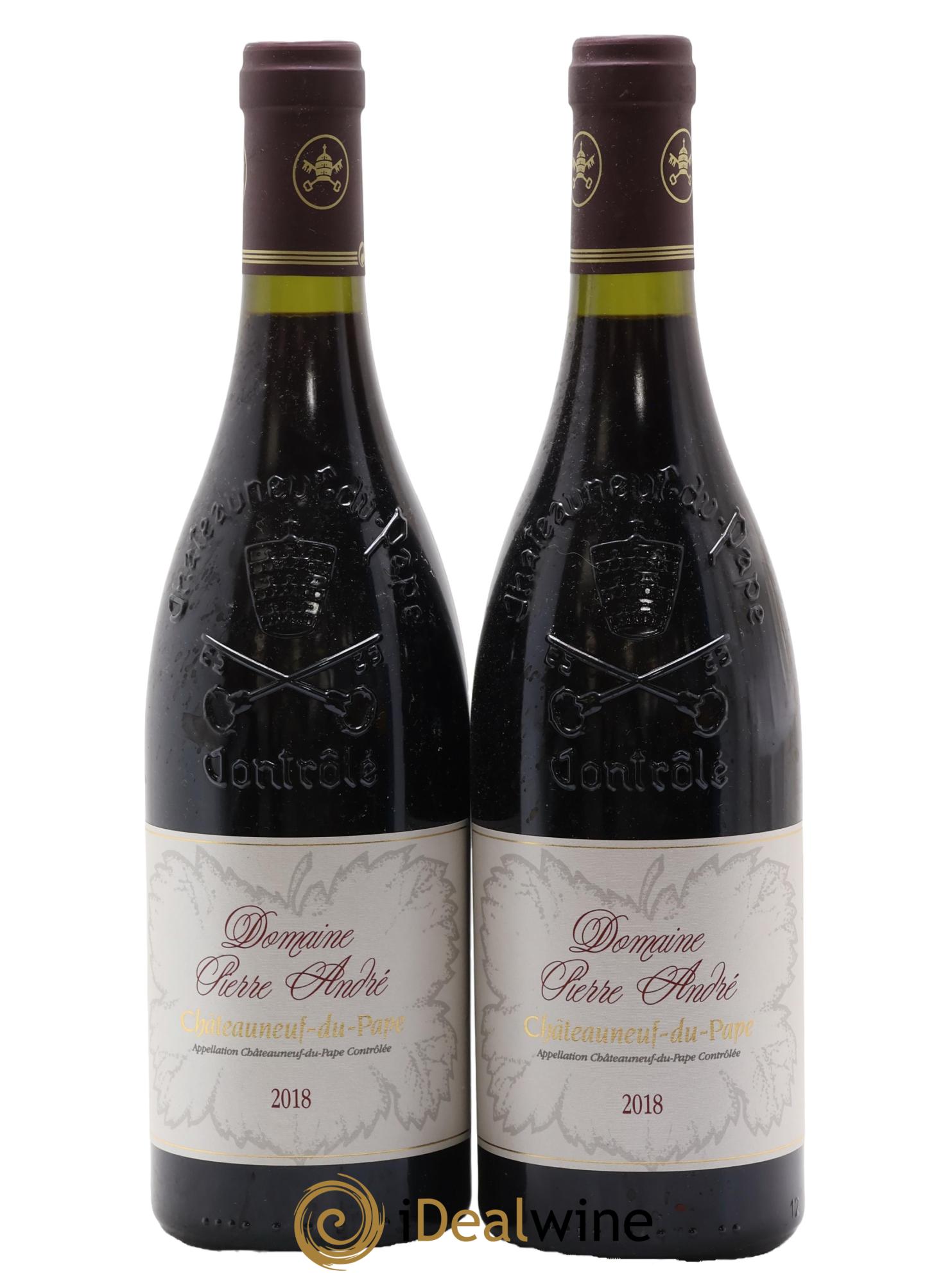 Châteauneuf-du-Pape Pierre André (Domaine) 2018 - Lot de 2 bouteilles - 0