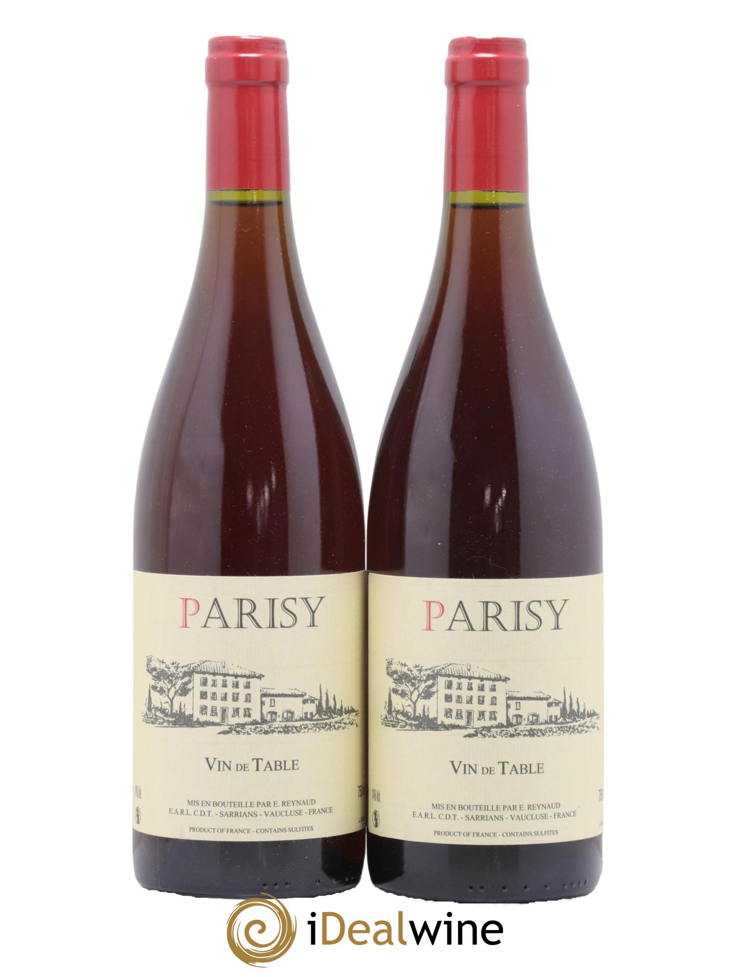 Vin de Table Parisy Emmanuel Reynaud - Lotto di 2 bottiglie - 0