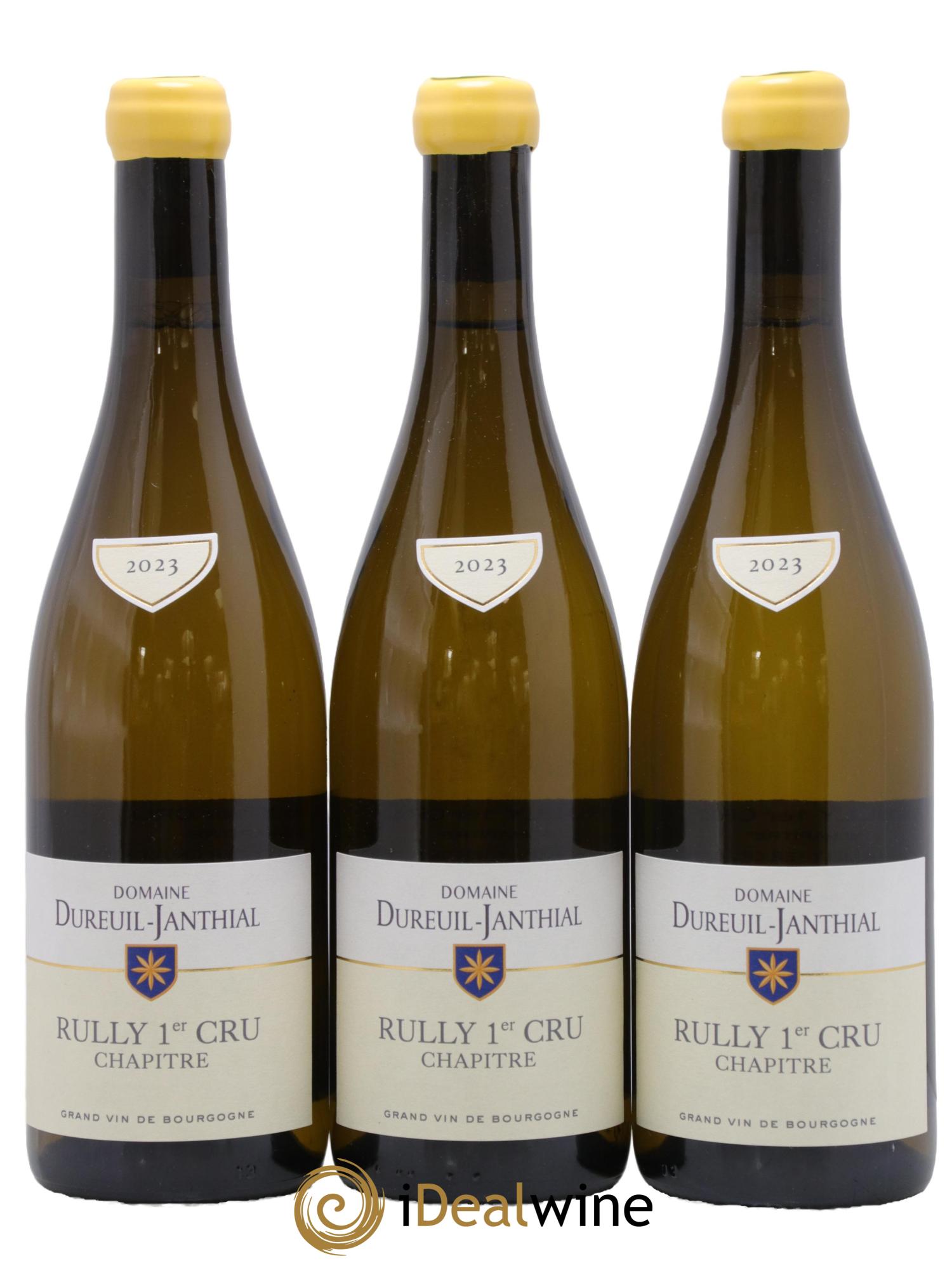 Rully 1er Cru Chapitre Vincent Dureuil-Janthial 2023 - Lot de 3 bouteilles - 0