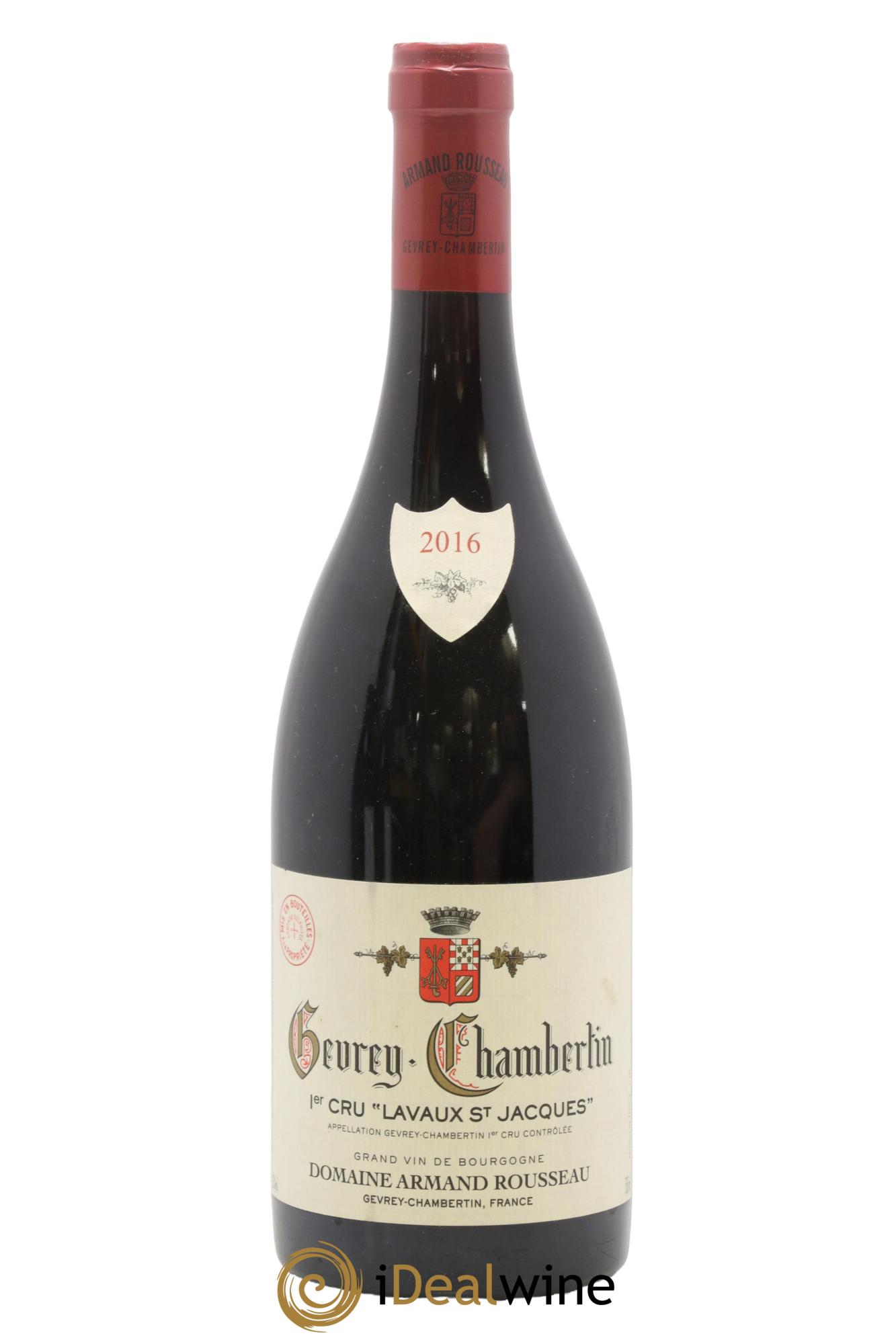 Gevrey-Chambertin 1er Cru Lavaux Saint Jacques Armand Rousseau (Domaine) 2016 - Lot de 1 bouteille - 0