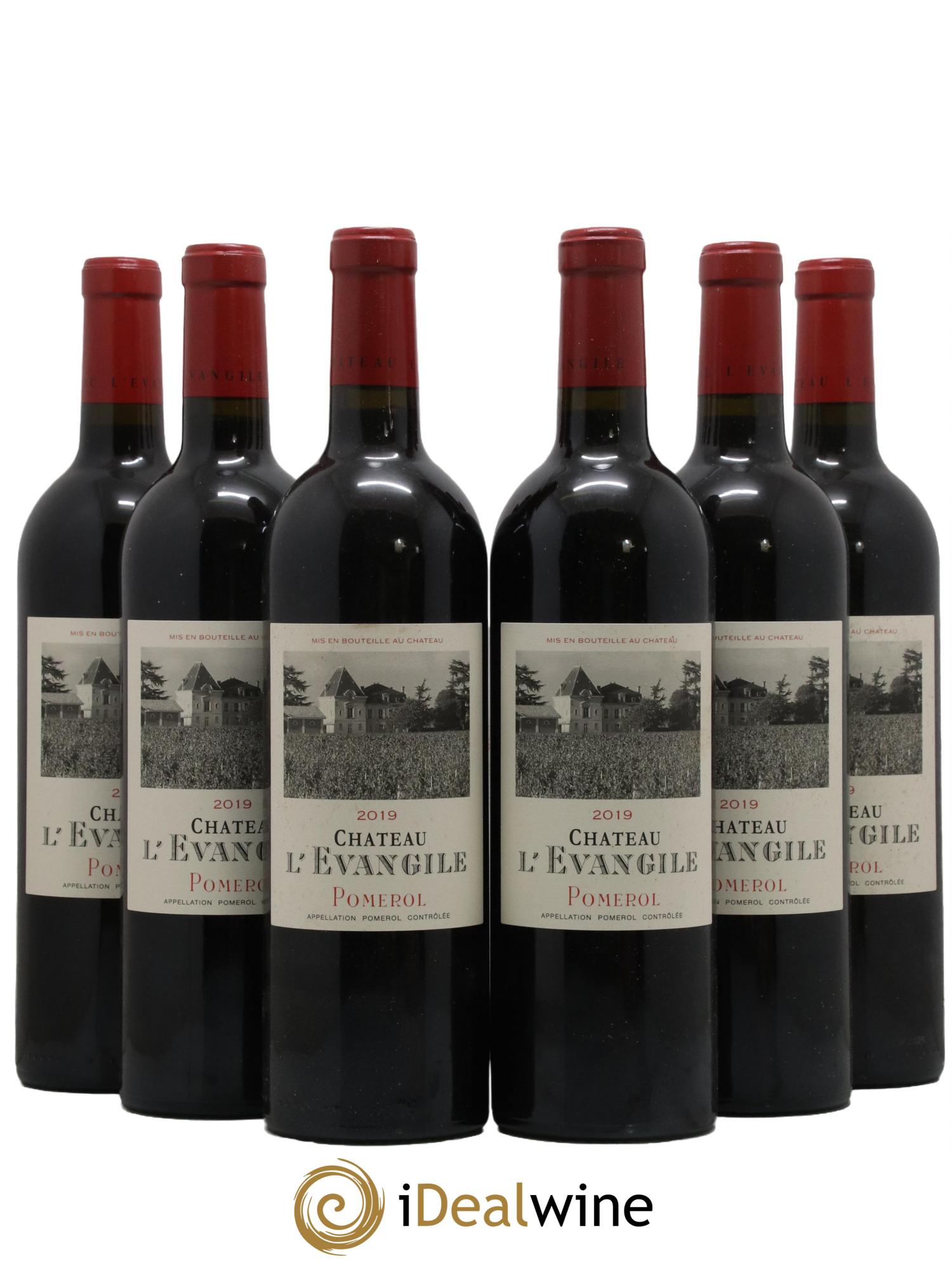 Château l' Évangile 2019 - Lot de 6 bouteilles - 0