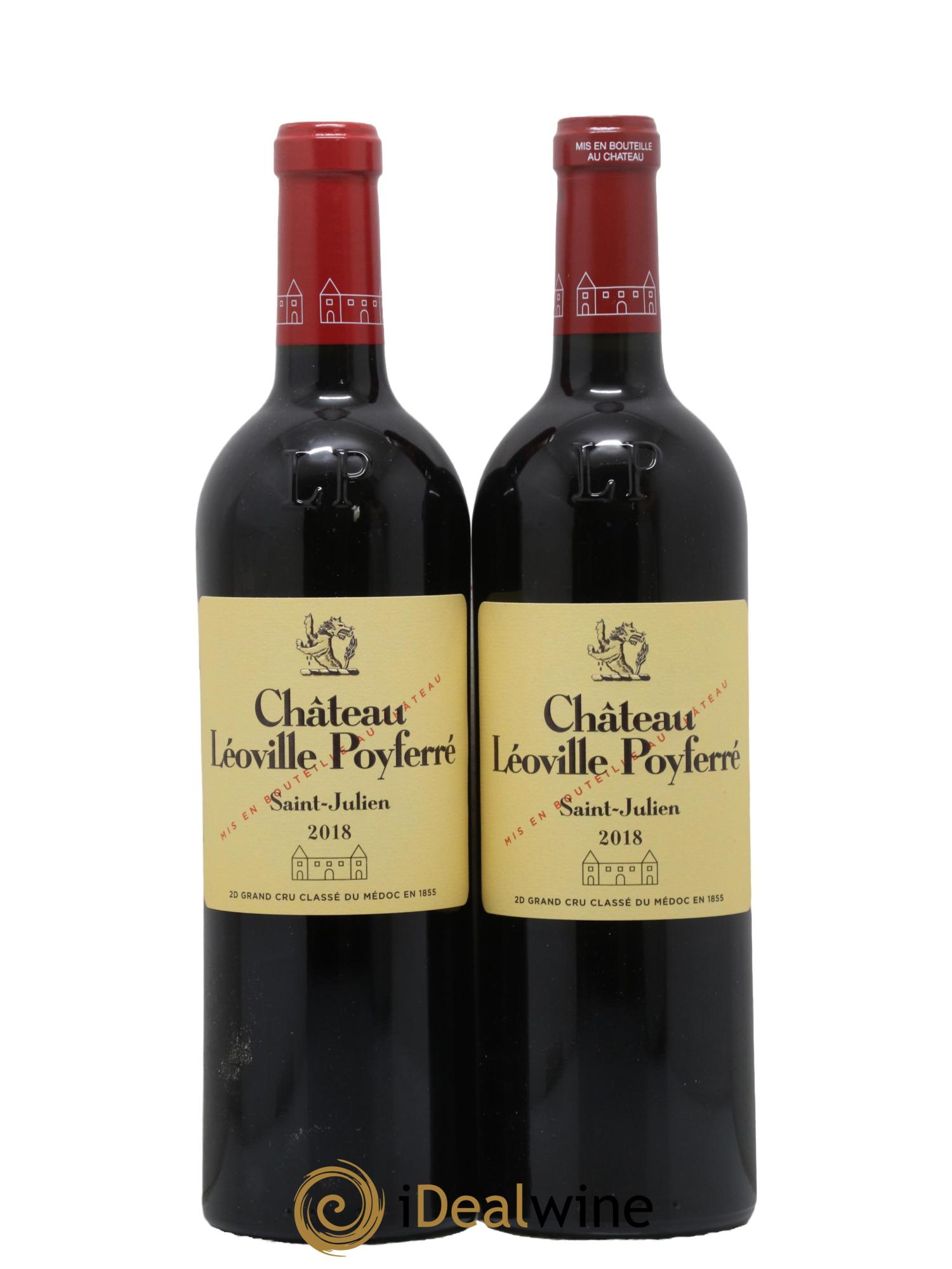 Château Léoville Poyferré 2ème Grand Cru Classé 2018 - Lot de 2 bouteilles - 0