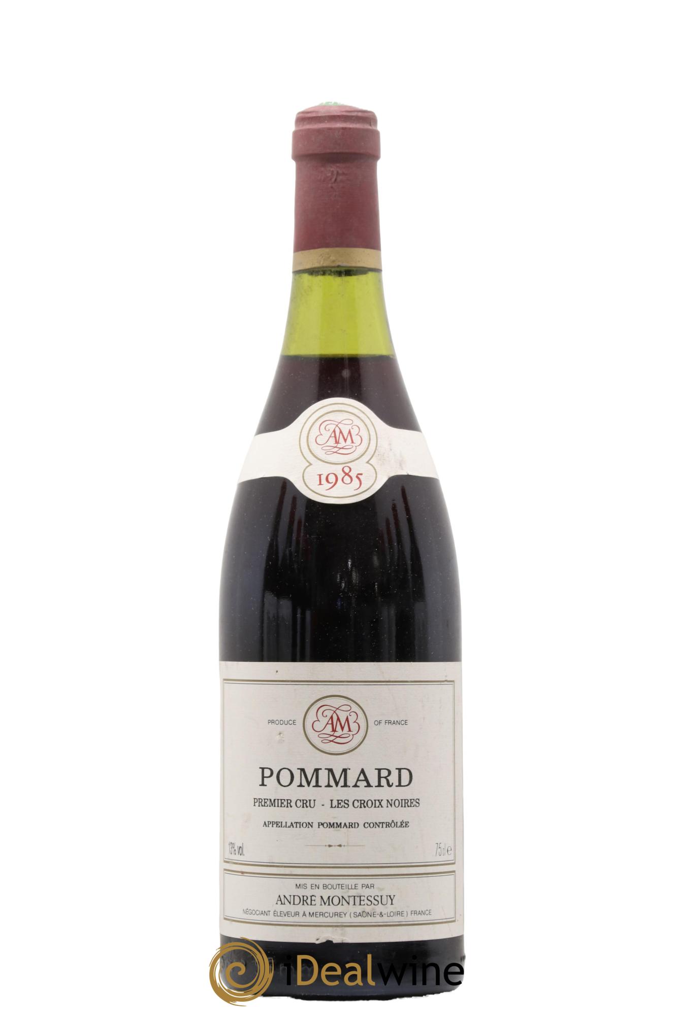 Pommard 1er Cru Croix Noires Andre Montessuy 1985 - Lot de 1 bouteille - 0