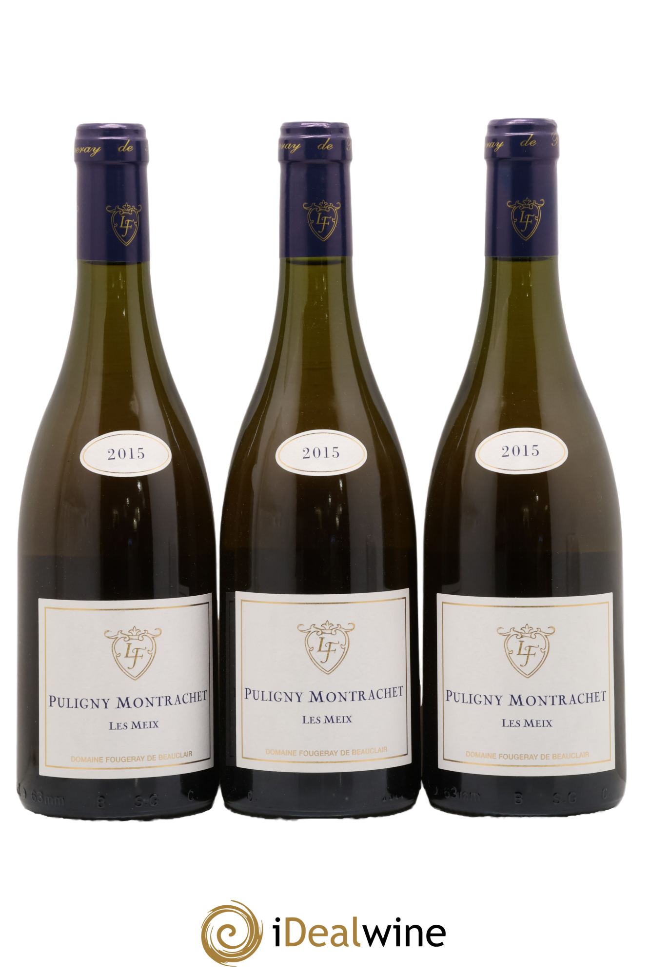 Puligny-Montrachet Les Meix Fougeray de Beauclair 2015 - Lot de 3 bouteilles - 0