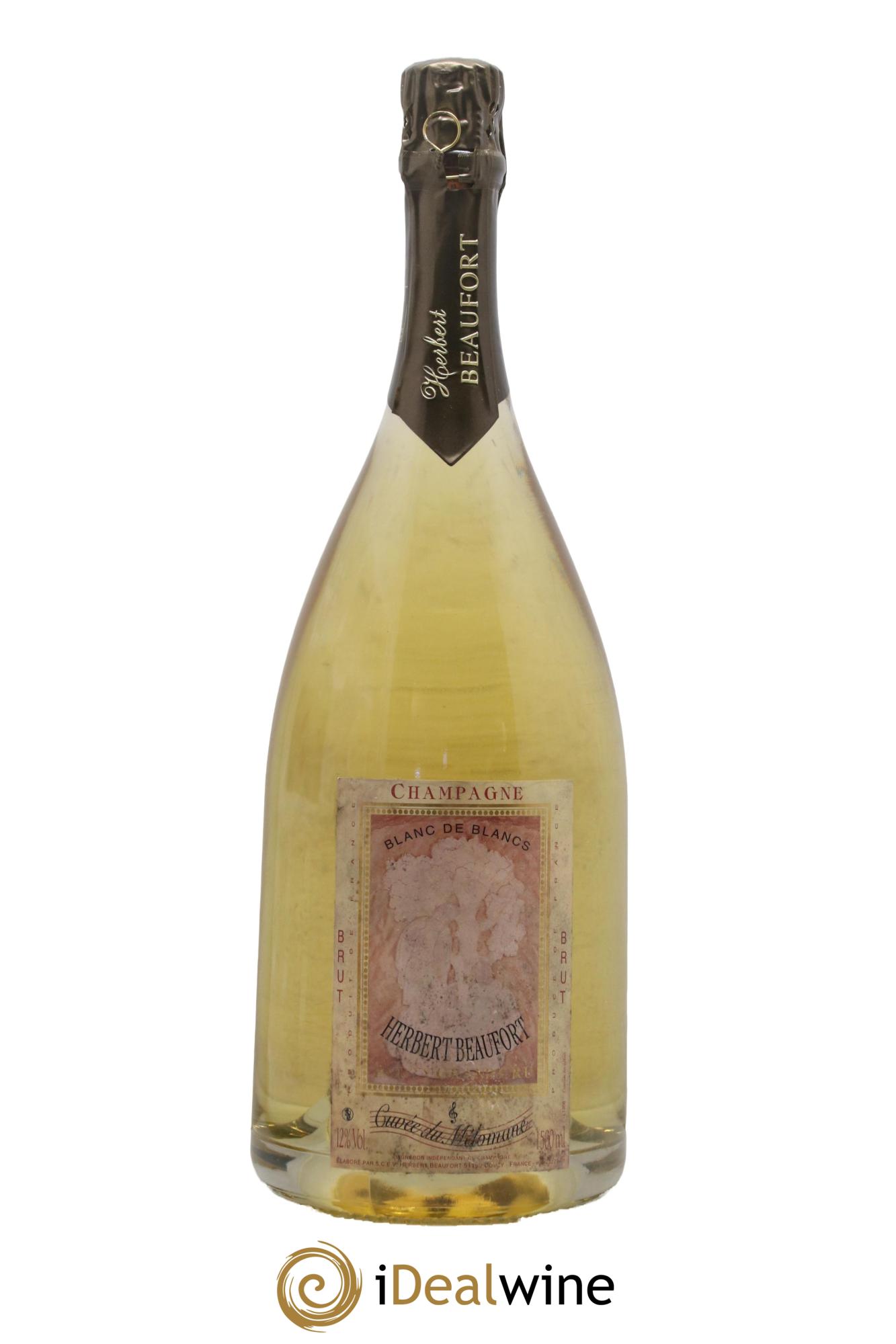 Champagne Bouzy Grand Cru Melomane Blanc De Blancs Herbert Beaufort - Lot de 1 magnum - 0