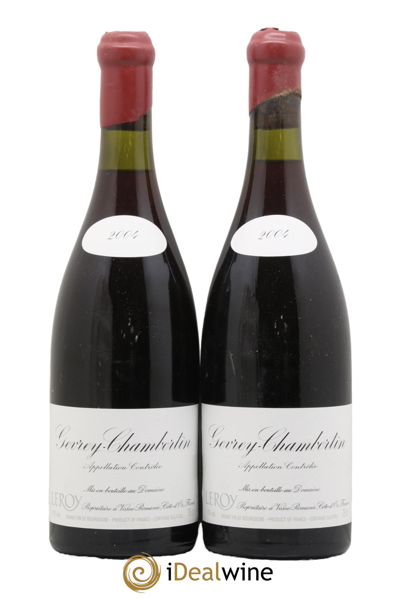 Gevrey-Chambertin Leroy (Domaine) 2004 - Posten von 2 Flaschen - 0