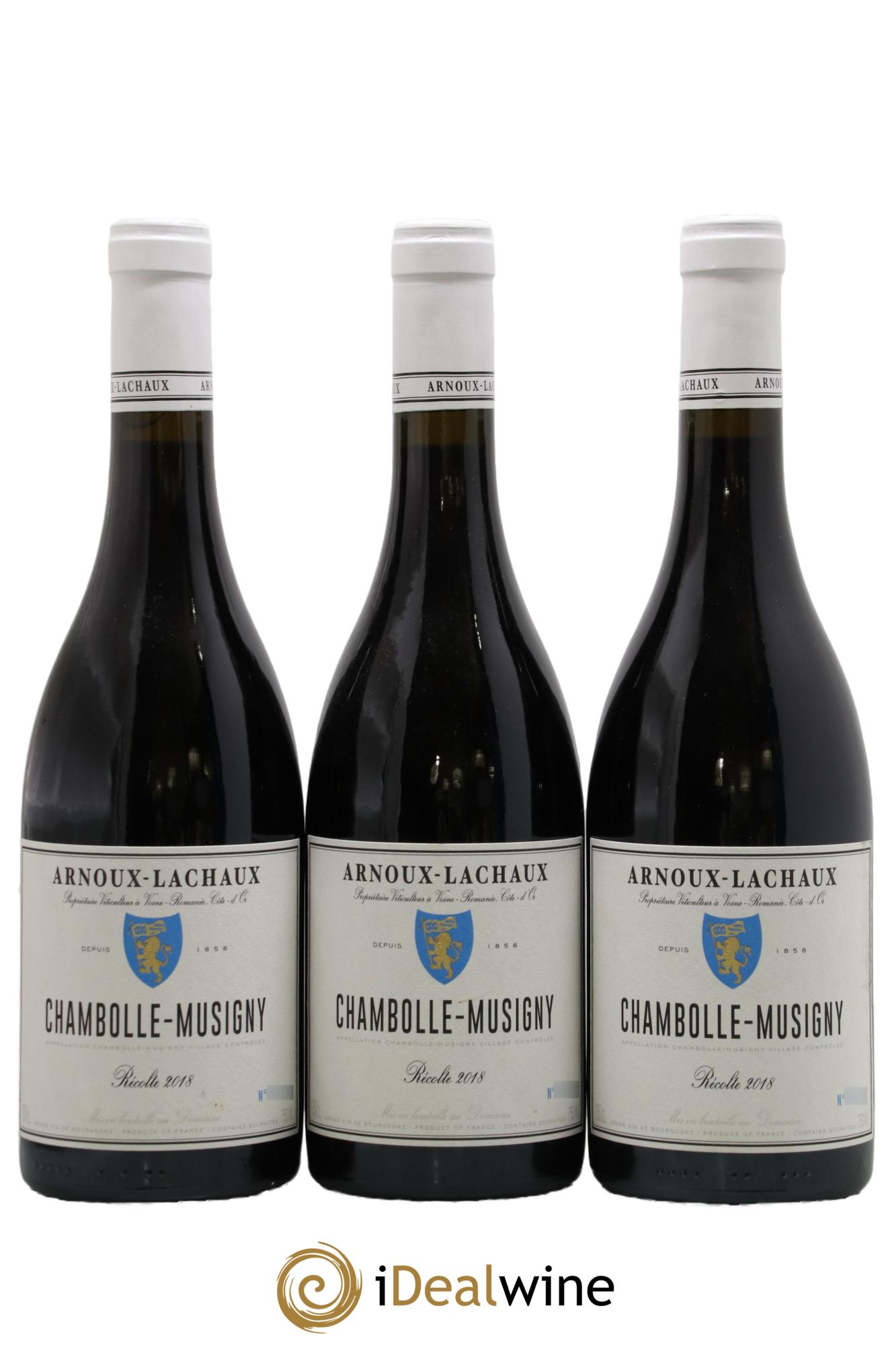 Chambolle-Musigny Arnoux-Lachaux (Domaine) 2018 - Lotto di 3 bottiglie - 0