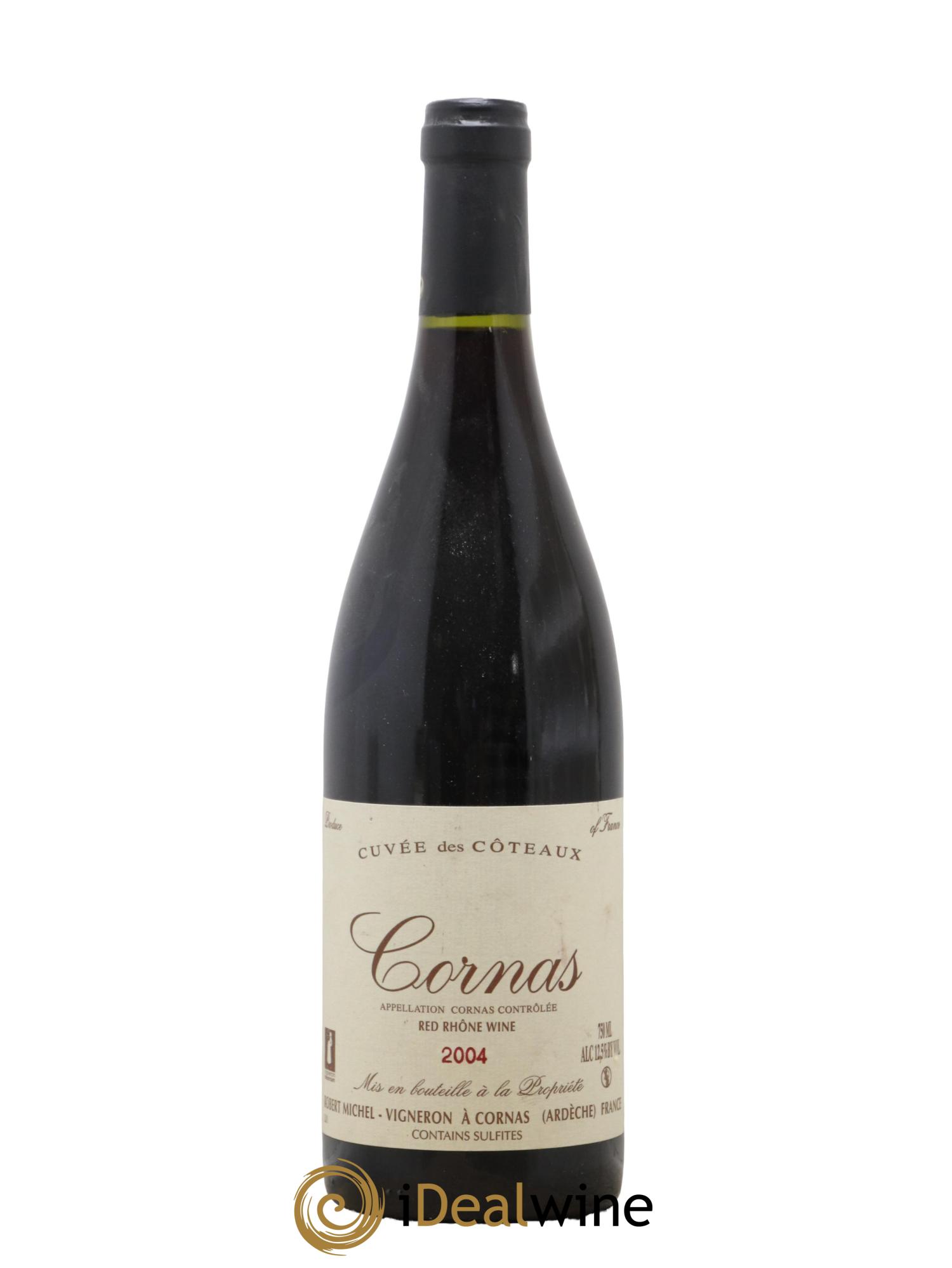 Cornas Cuvée des Coteaux Robert Michel 2004 - Lot de 1 bouteille - 0