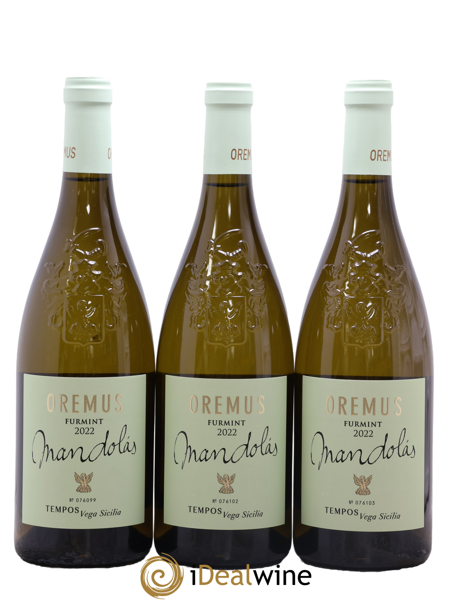 Hongrie Tokaji Furmint Dry Mandolas Oremus 2022 - Lot of 3 bottles - 0