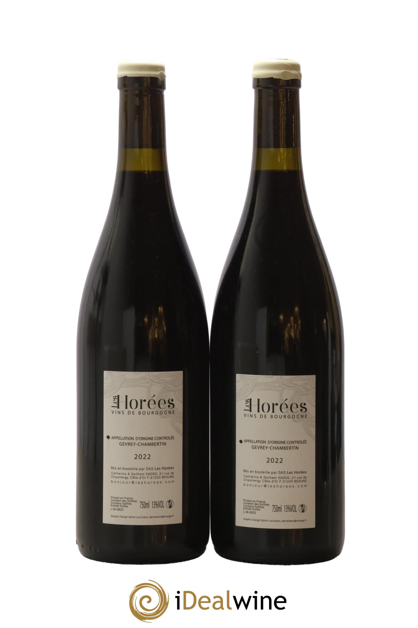 Gevrey-Chambertin En Reniard Les Horées 2022 - Lot de 2 bouteilles - 1