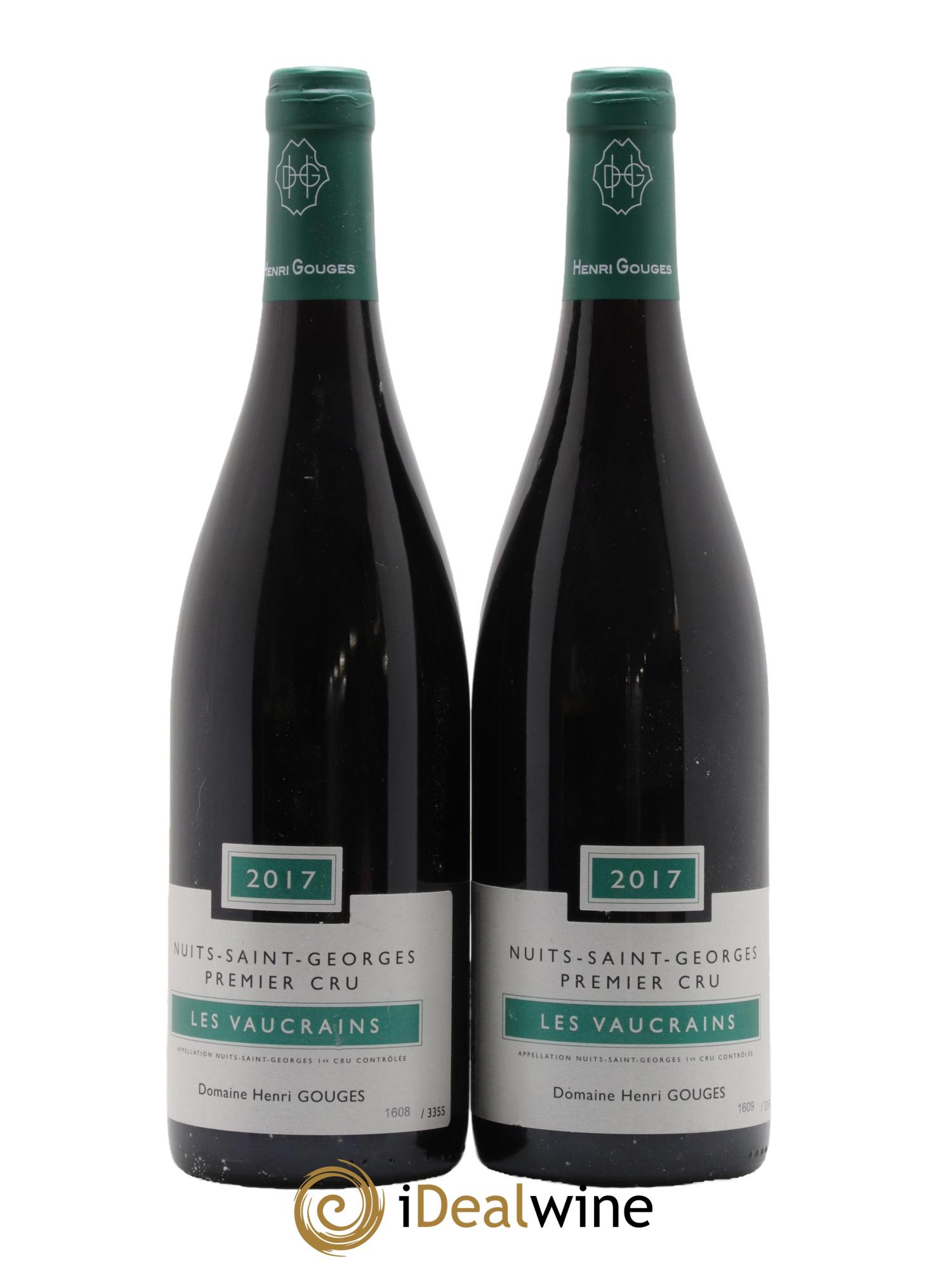Nuits-Saint-Georges 1er Cru Les Vaucrains Henri Gouges 2017 - Lot of 2 bottles - 0