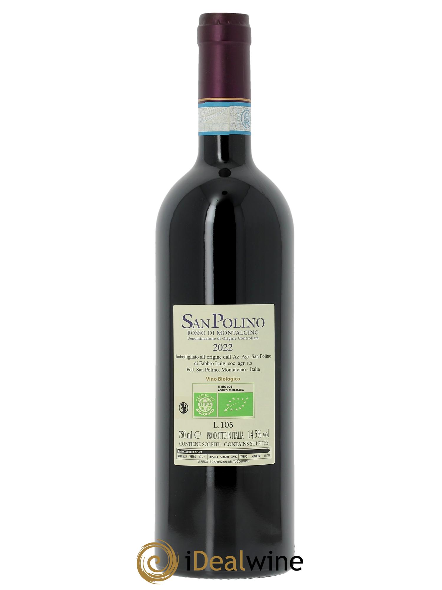 Rosso di Montalcino San Polino 2022 - Lot of 1 bottle - 1