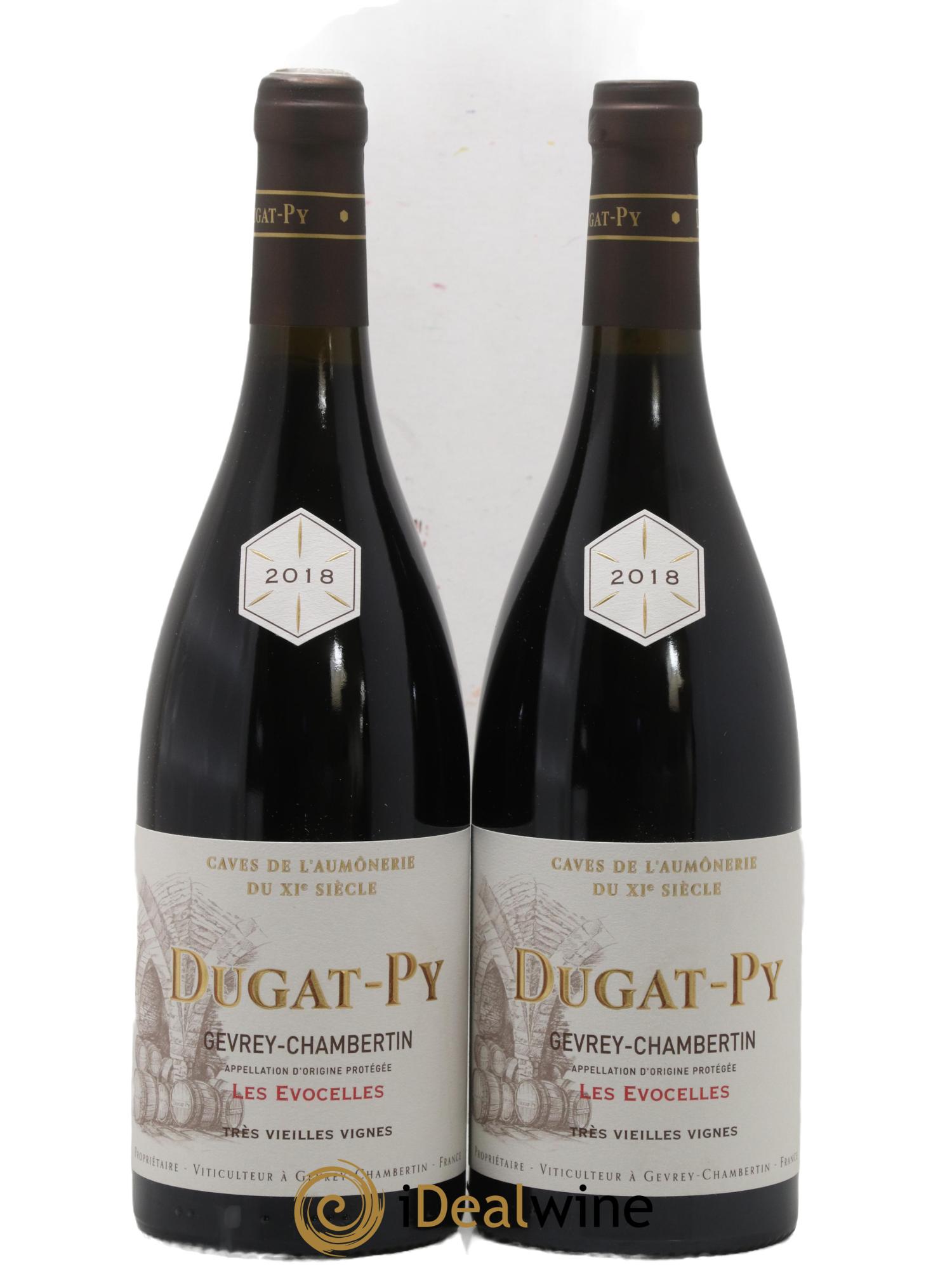 Gevrey-Chambertin Les Evocelles Vieilles Vignes Dugat-Py 2018 - Lot de 2 bouteilles - 0