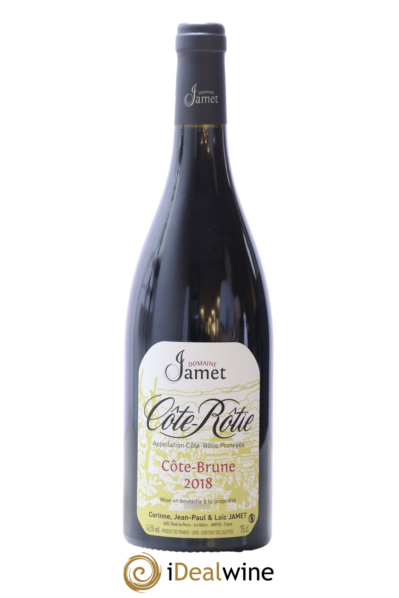 Côte-Rôtie Côte Brune Jamet (Domaine) 2018 - Lot de 1 bouteille - 0