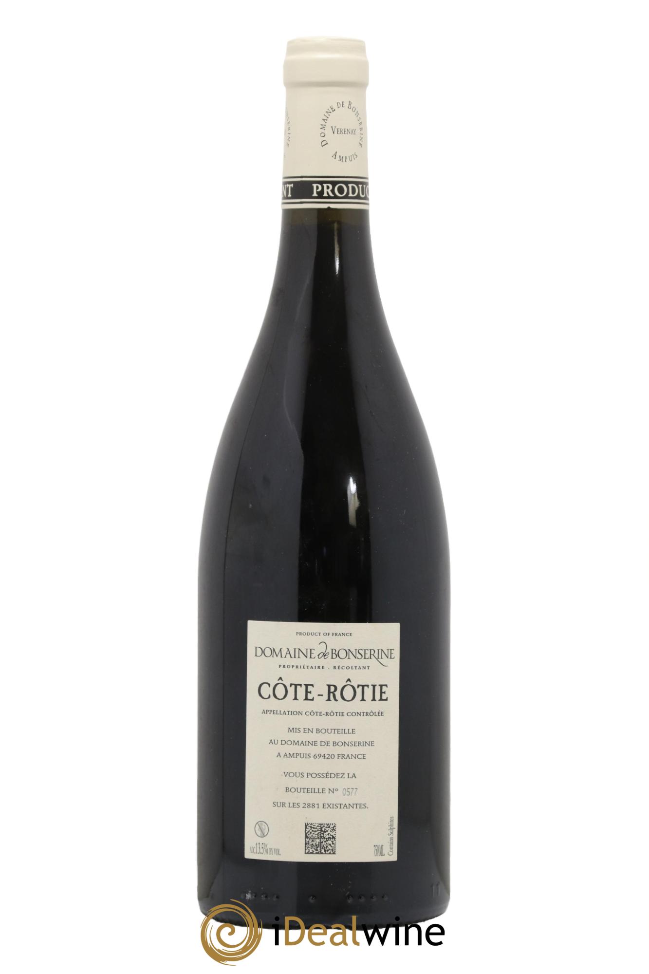 Côte-Rôtie La Garde Bonserine (Domaine de) 2015 - Lot de 1 bouteille - 1