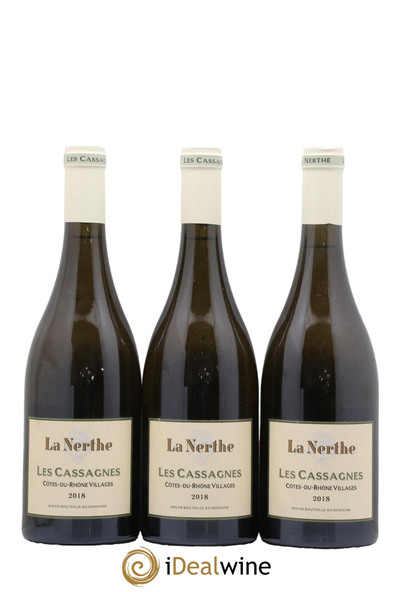 Côtes-du-Rhône Villages Les Cassagnes La Nerthe 2018 - Lot de 3 bouteilles - 0