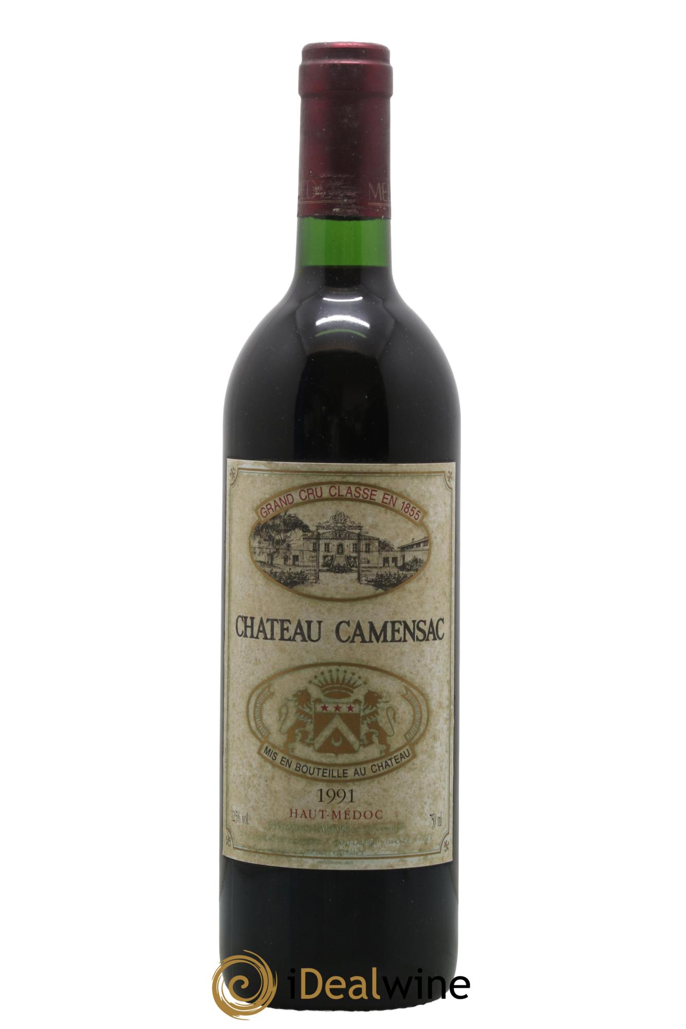 Château Camensac 5ème Grand Cru Classé 1991 - Lot de 1 bouteille - 0