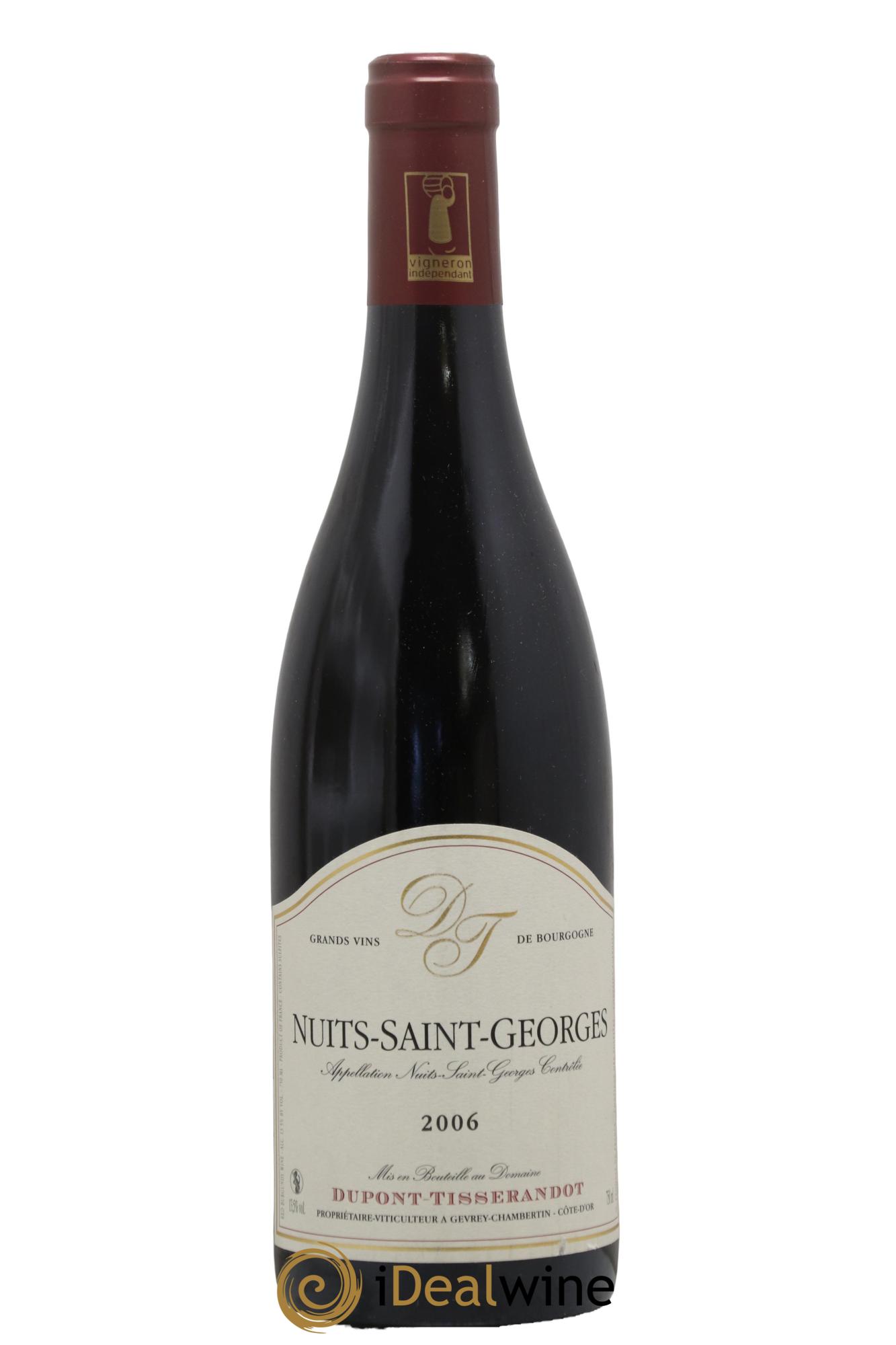 Nuits-Saint-Georges Dupont Tisserandot 2006 - Lot de 1 bouteille - 0