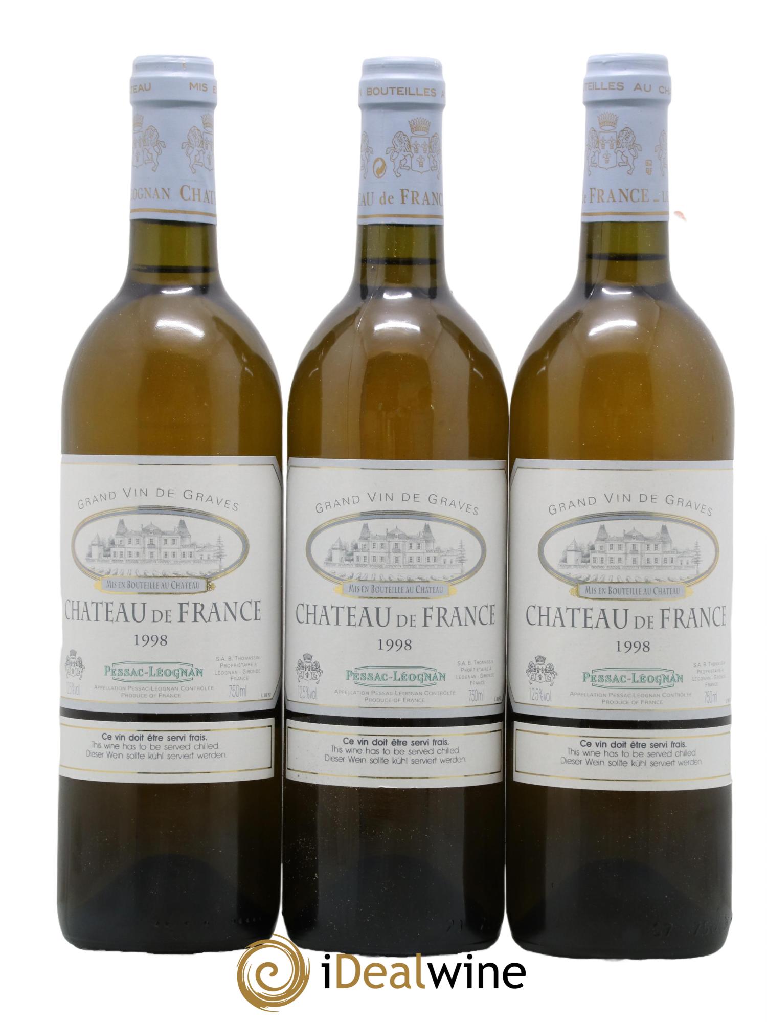Château de France 1998 - Lot de 12 bouteilles - 4
