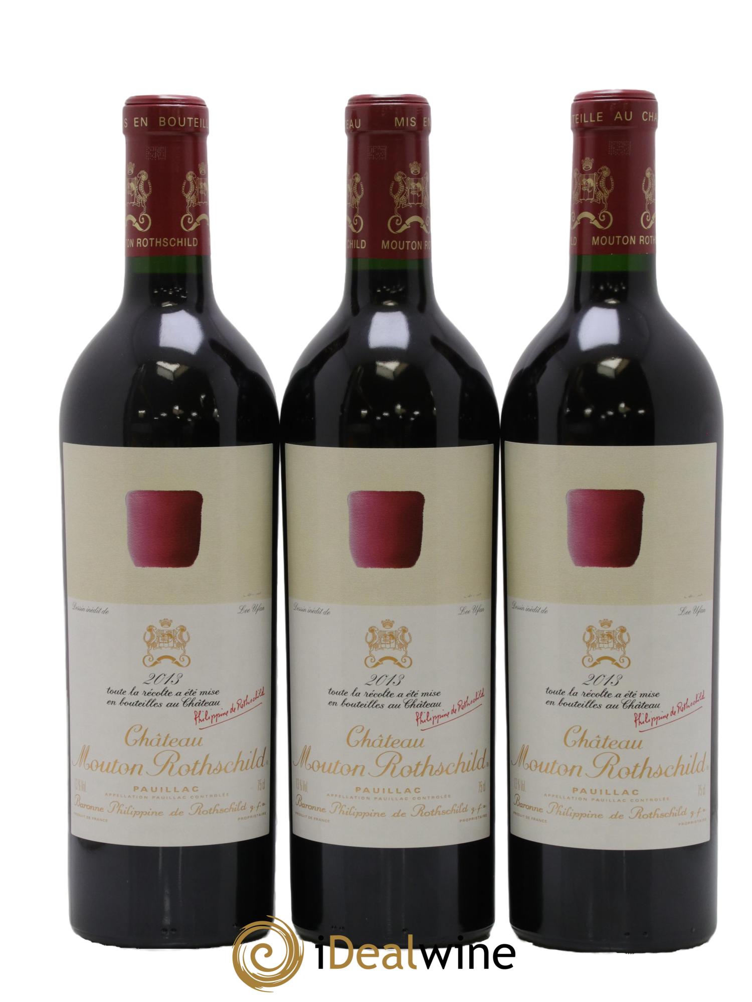 Château Mouton Rothschild 1er Grand Cru Classé  2013 - Lot of 6 bottles - 3