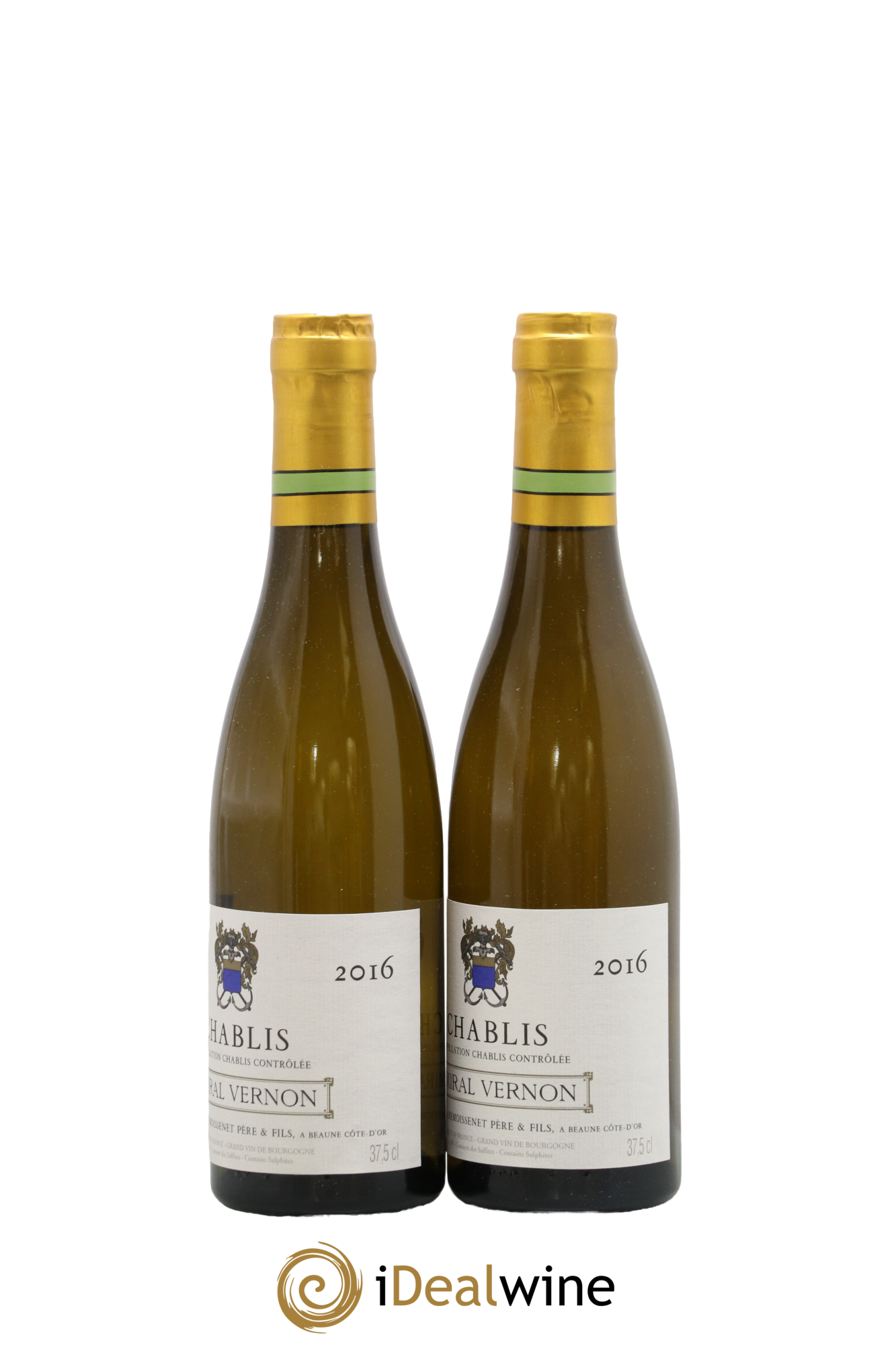 Chablis Amiral Vernon Remoissenet Père et Fils 2016 - Lot de 2 demi bouteilles - 1