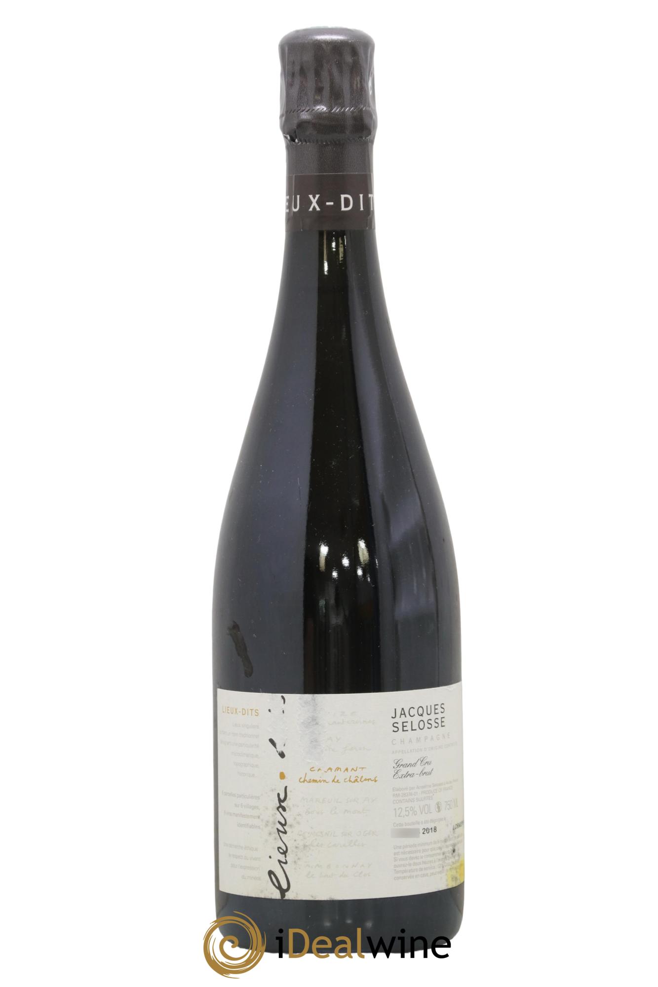 Cramant Chemin de Châlons Grand Cru Extra-Brut Jacques Selosse - Lot of 1 bottle - 0