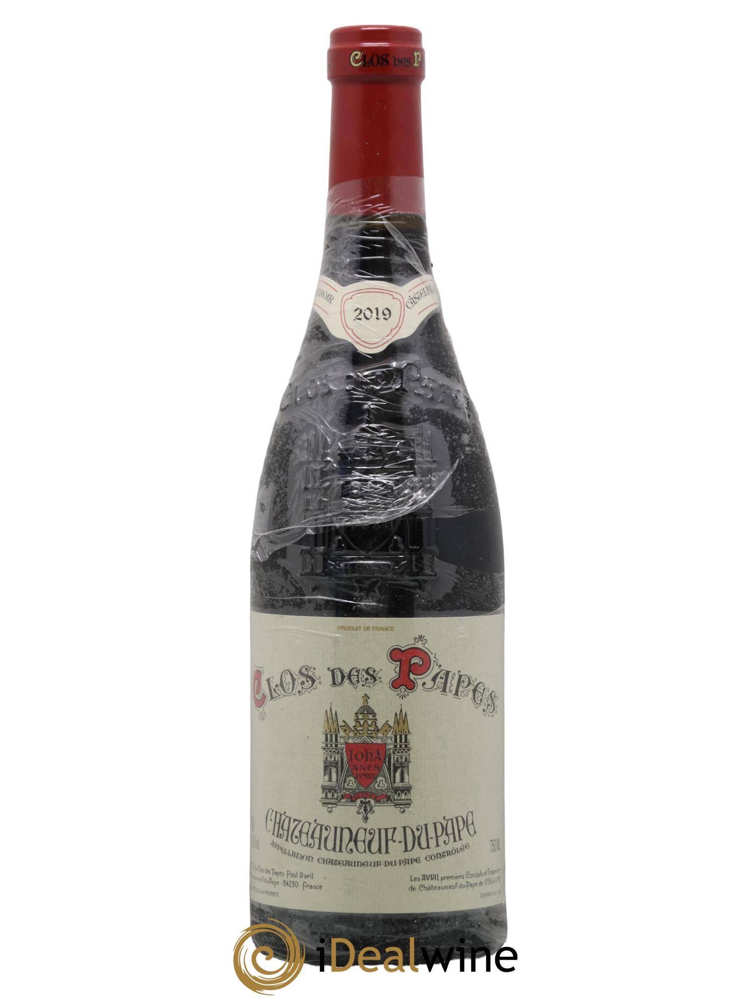 Châteauneuf-du-Pape Clos des Papes - Paul Avril 2019 - Lot de 1 bouteille - 0