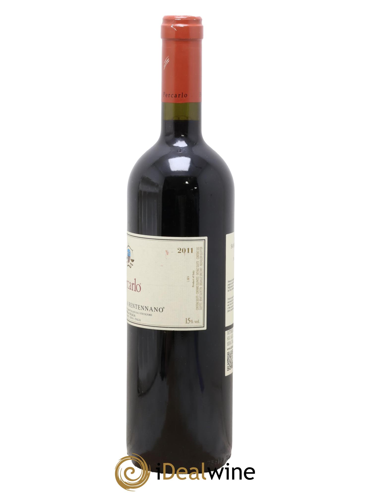 Toscana IGT San Giusto a Rentennano Percarlo Famille Martini di Cigala 2011 - Lot of 1 bottle - 1