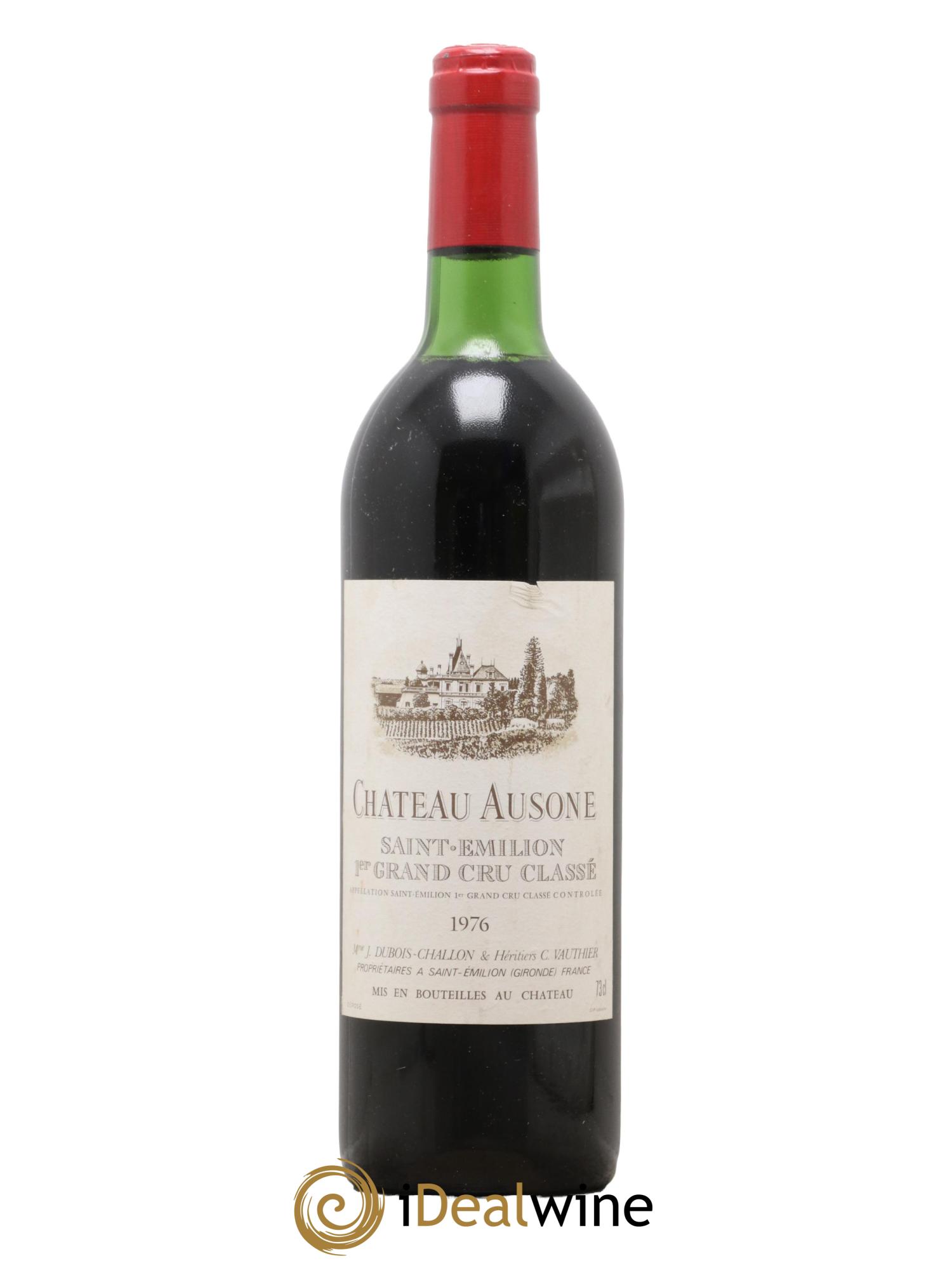Château Ausone 1er Grand Cru Classé A 1976 - Lot de 1 bouteille - 0