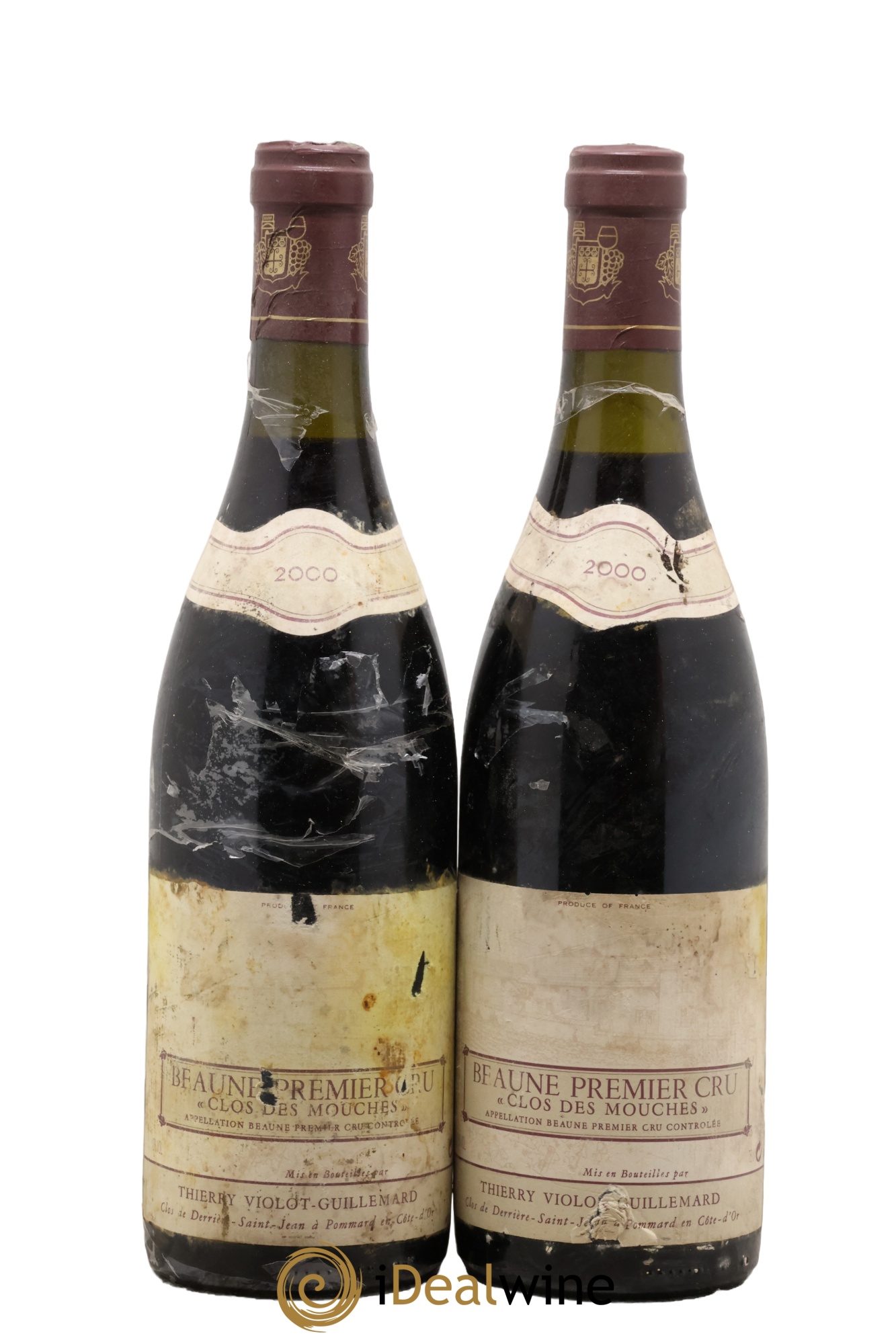 Beaune 1er Cru Clos Des Mouches Violot-Guillemard 2000 - Posten von 2 Flaschen - 0
