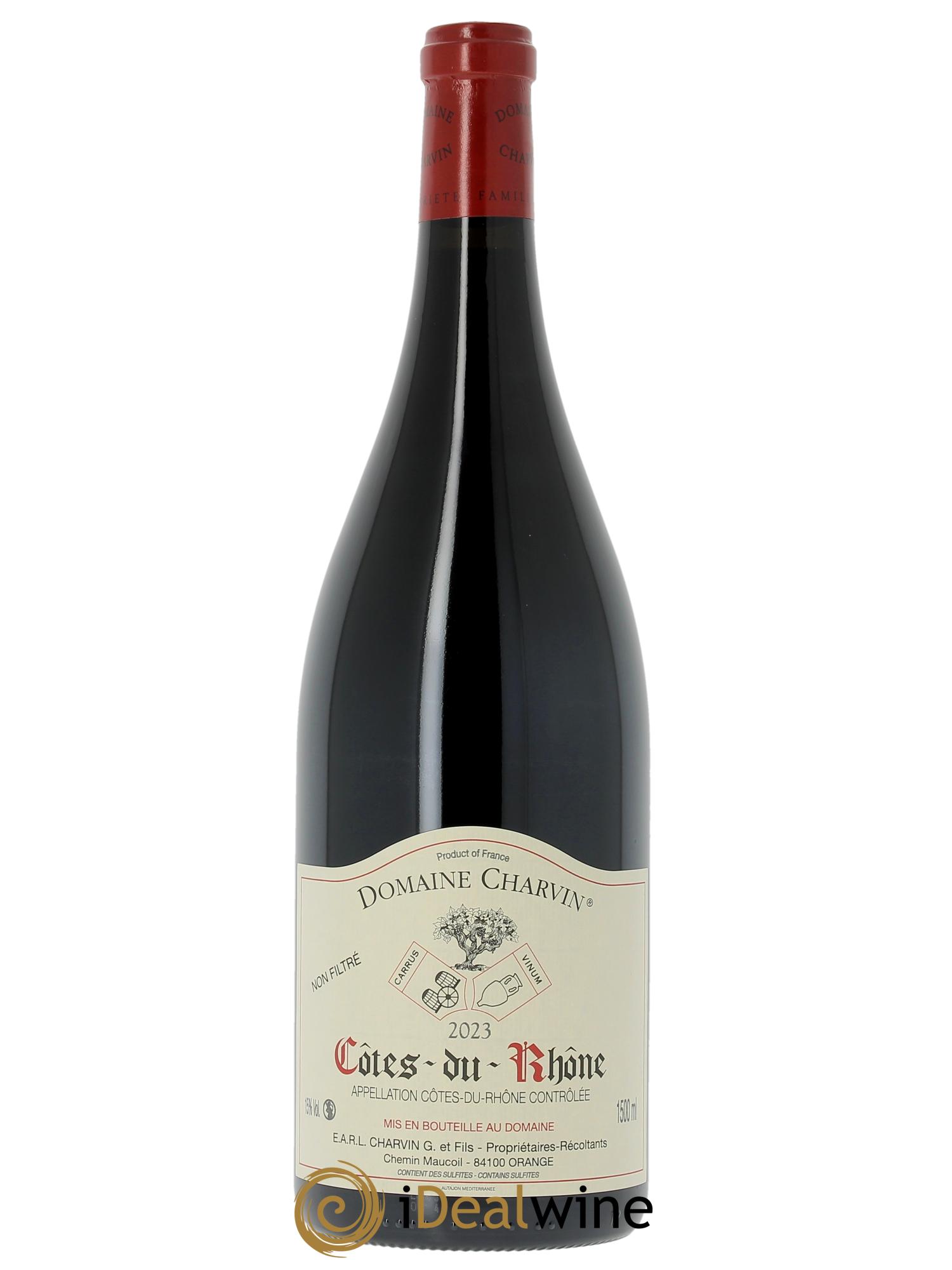 Côtes-du-Rhône Charvin (Domaine)  2023 - Lot de 1 magnum - 0