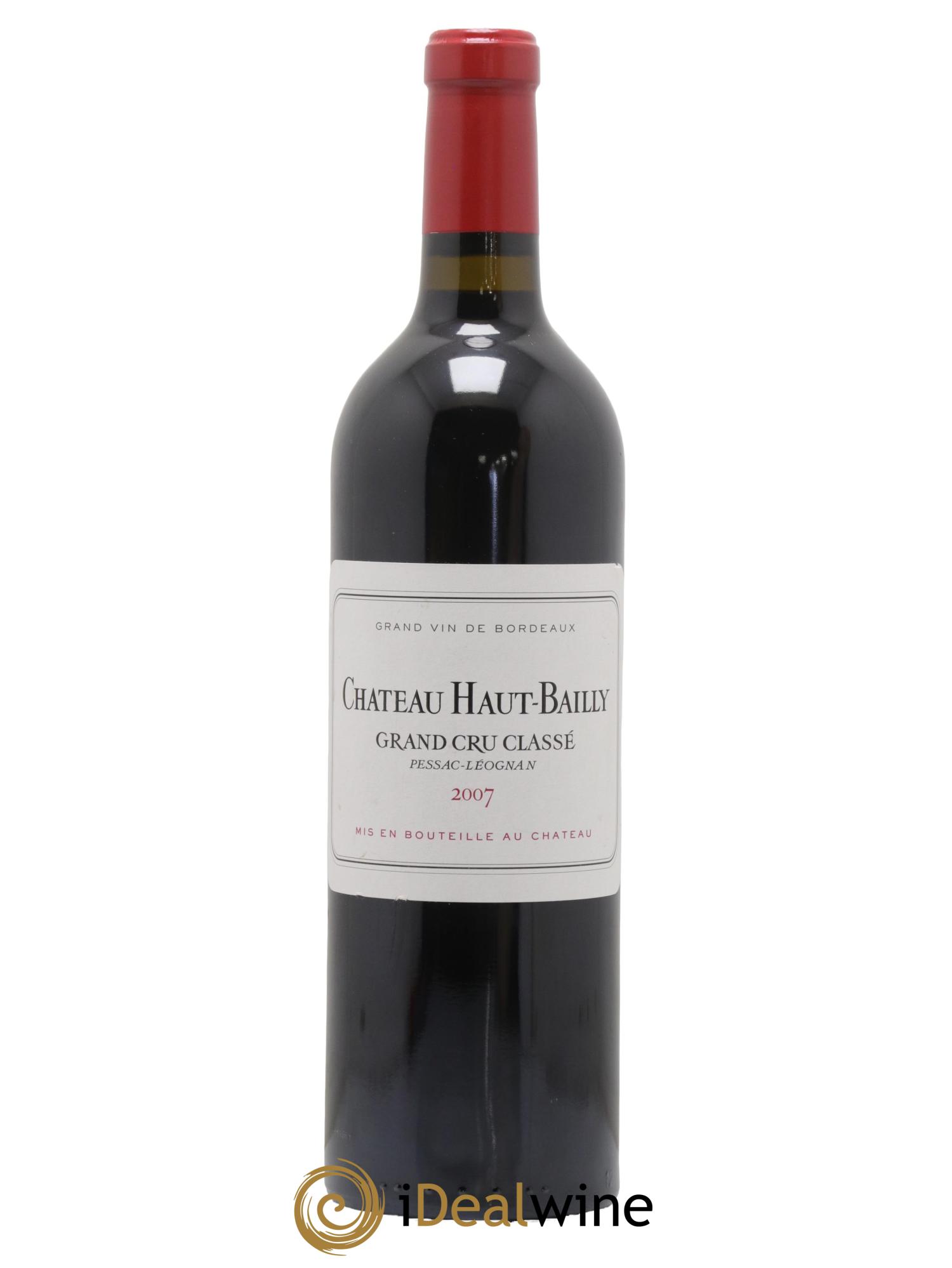Château Haut-Bailly Cru Classé de Graves 2007 - Lot de 1 bouteille - 0
