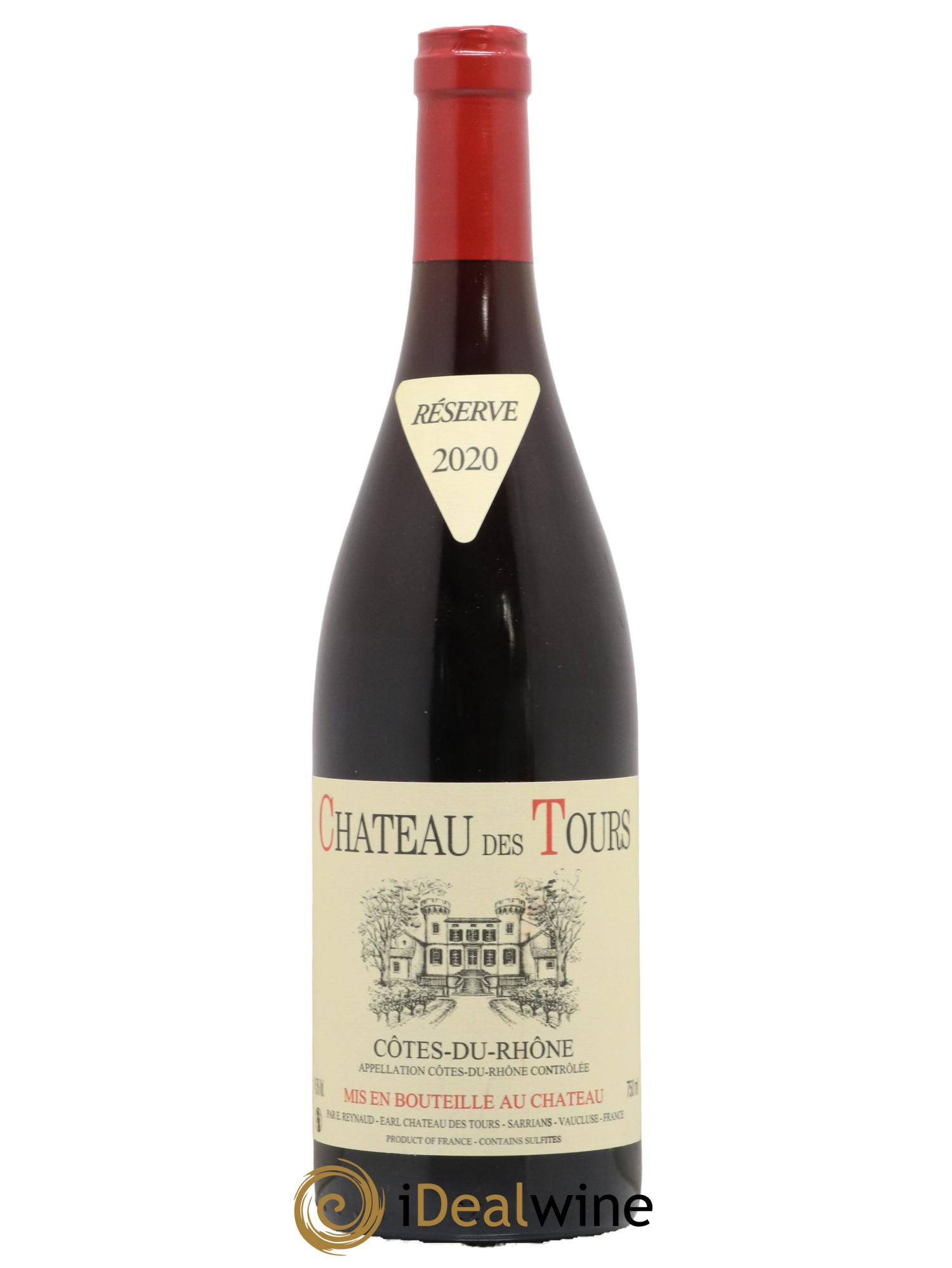 Côtes-du-Rhône Château des Tours Emmanuel Reynaud 2020 - Lot de 1 bouteille - 0