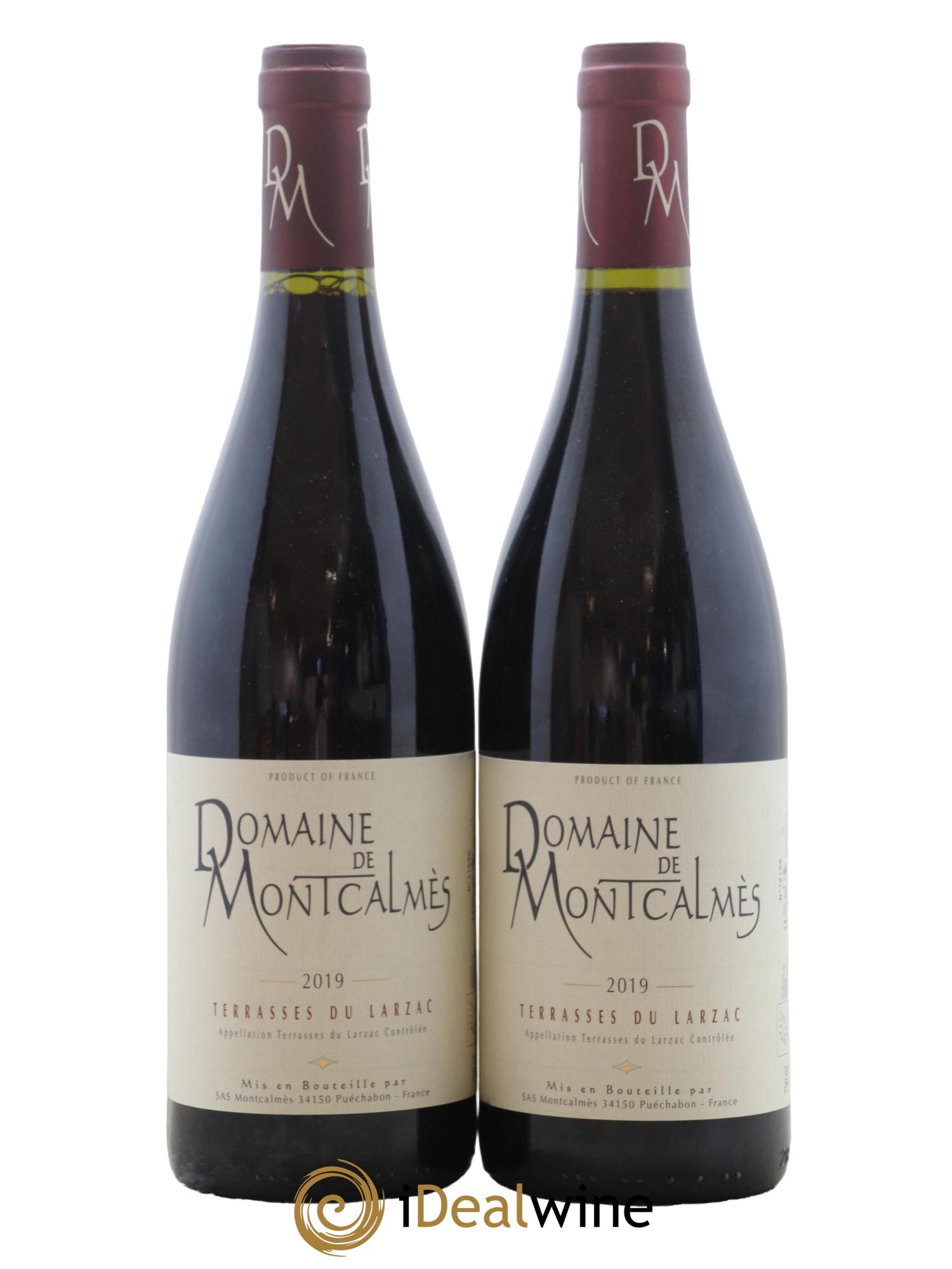 Terrasses du Larzac Domaine de Montcalmès Frédéric Pourtalié 2019 - Lot de 2 bouteilles - 0