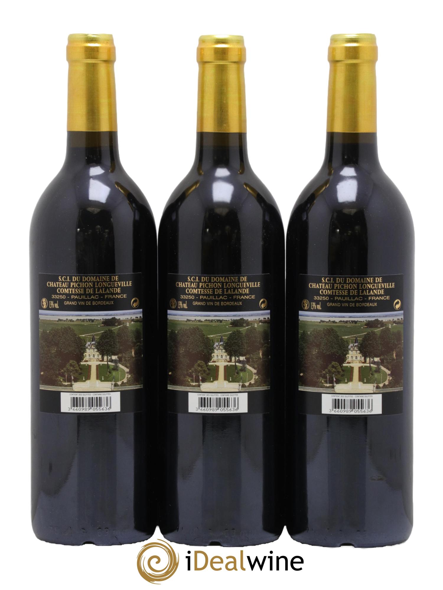 Château Pichon Longueville Comtesse de Lalande 2ème Grand Cru Classé 2005 - Lot of 6 bottles - 4