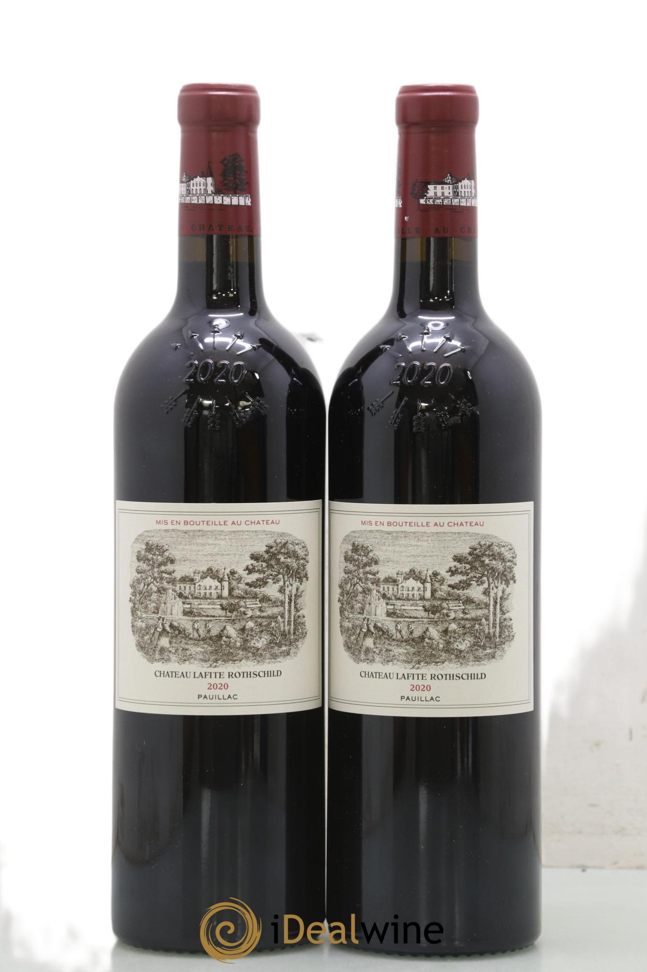 Château Lafite Rothschild 1er Grand Cru Classé 2020 - Lotto di 2 bottiglie - 0