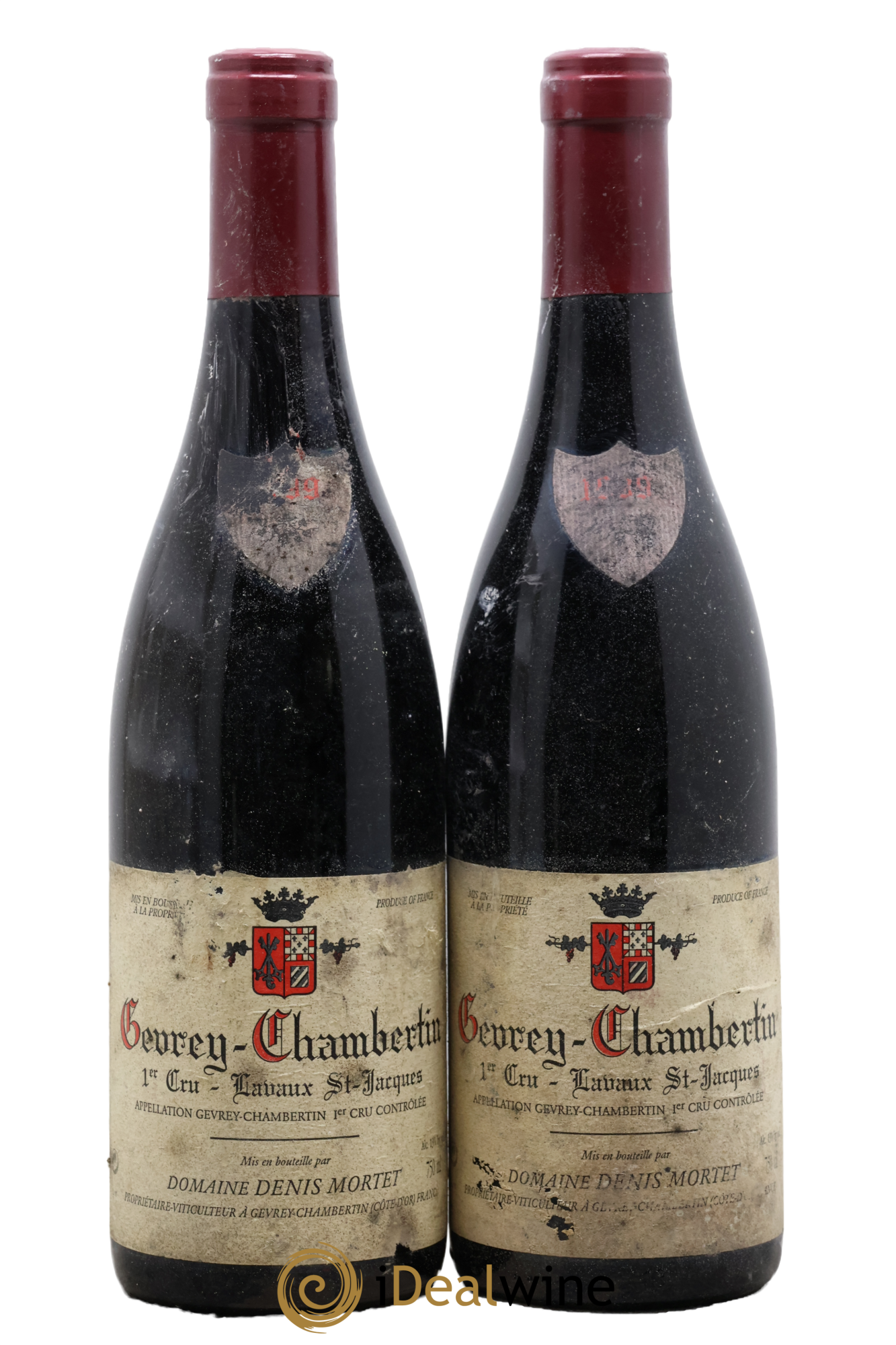 Gevrey-Chambertin 1er Cru Lavaux Saint Jacques Denis Mortet (Domaine) 1999 - Posten von 2 Flaschen - 0