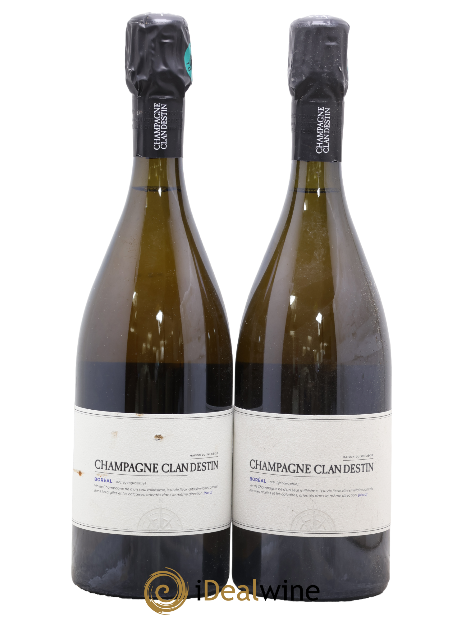Boréal Brut Nature Clandestin 2022 - Lot of 2 bottles - 0