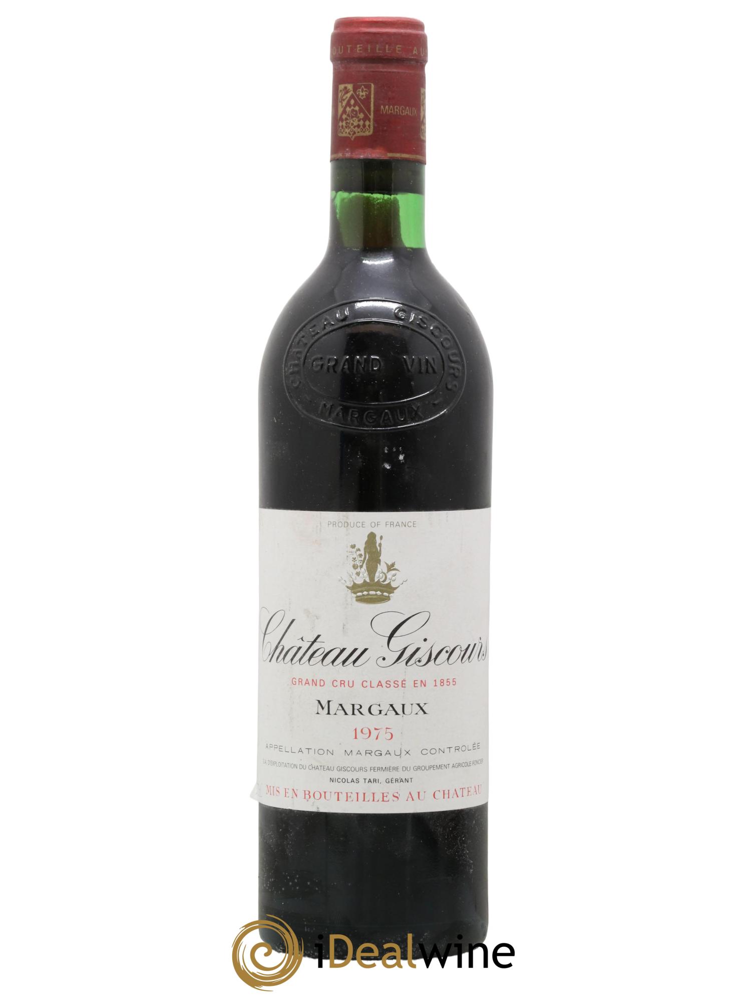 Château Giscours 3ème Grand Cru Classé 1975 - Lot de 1 bouteille - 0